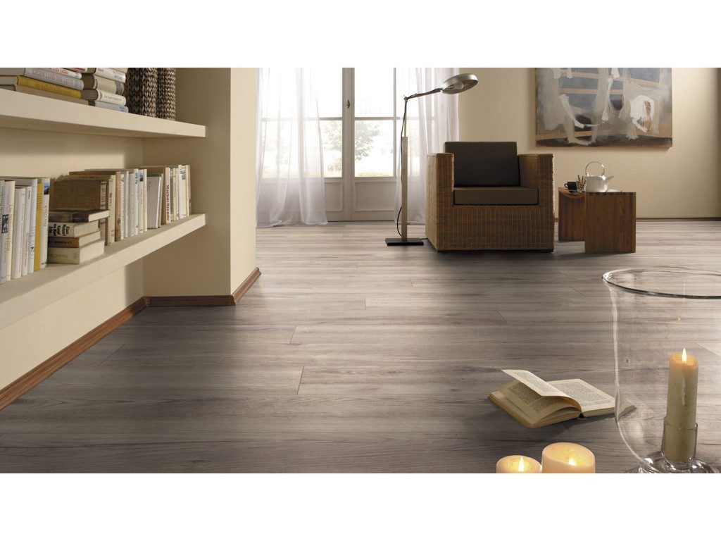 KRONOTEX Laminat Laminat Pettersson Eiche Beige D4763 Robusto Landhausdiele, 5 St.