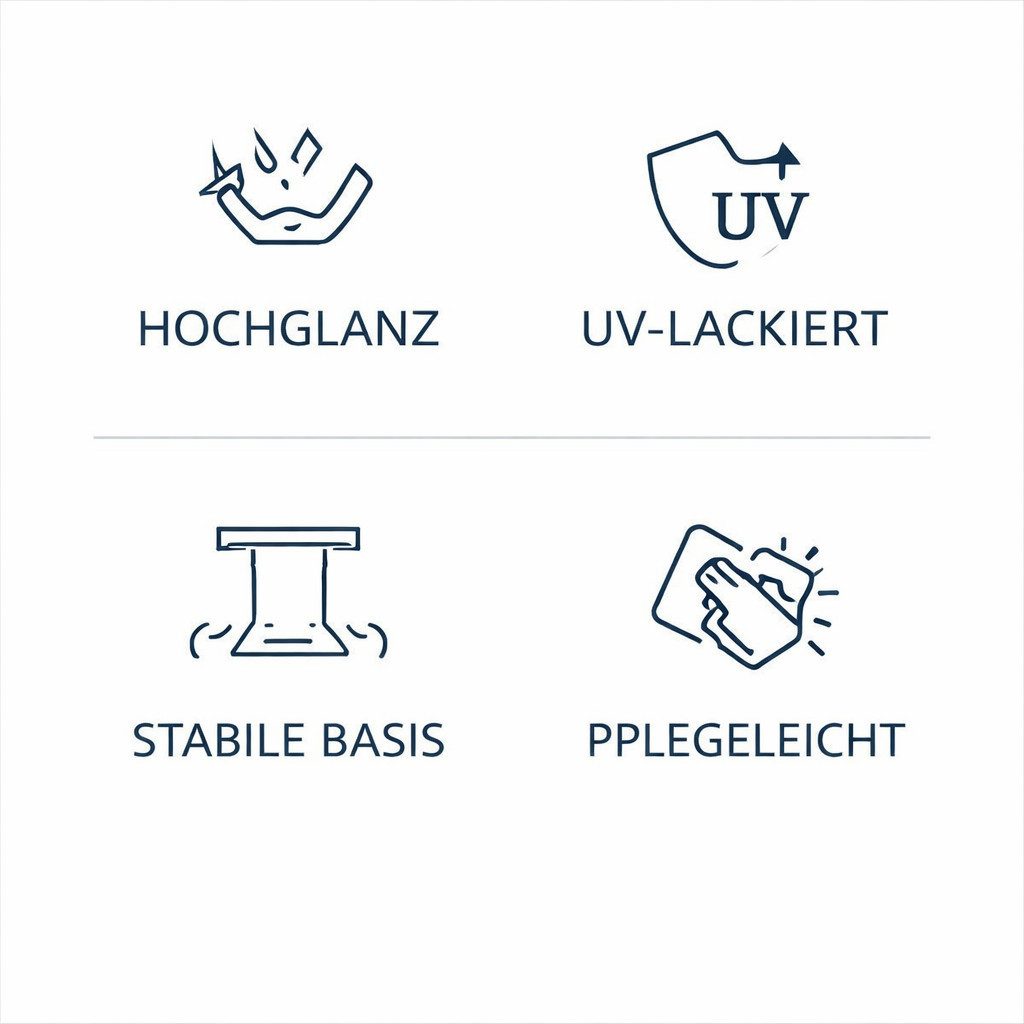 OTTO home Esstisch Veneto, Säulentisch, Speisetisch, Küchentisch, ausziehbar bis 160 cm, Platz für bis zu 6 Personen, verlängerbar durch Einlegeplatte