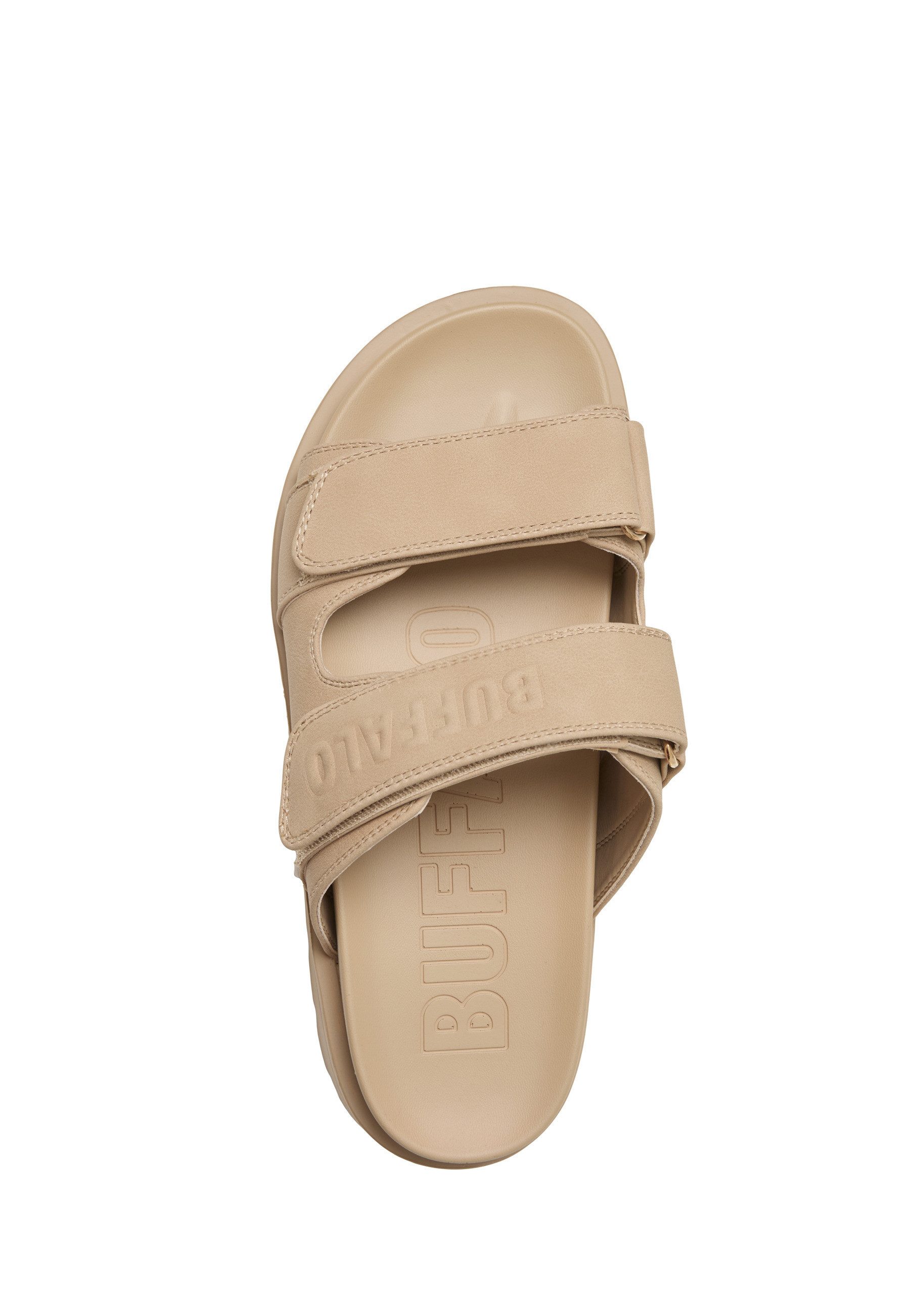 Buffalo Buffalo RAYA VELCRO - VEGAN NAPPA Plateausandaletten