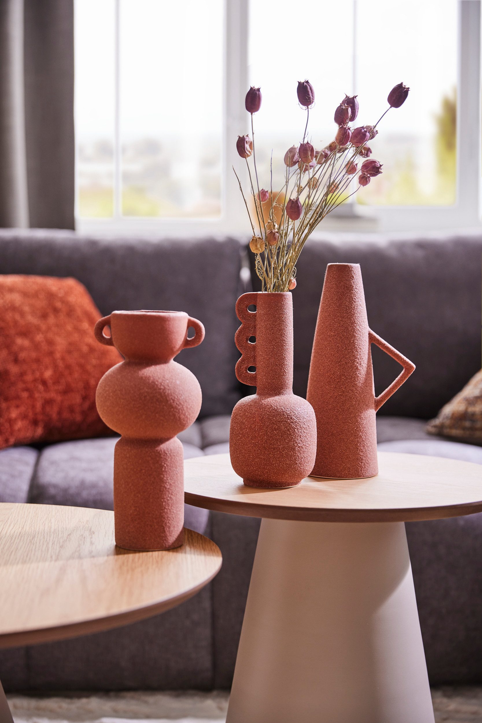 AM Design Dekovase Tischvase aus Keramik, Höhe ca. 24,5 cm (1 St), Keramikv günstig online kaufen