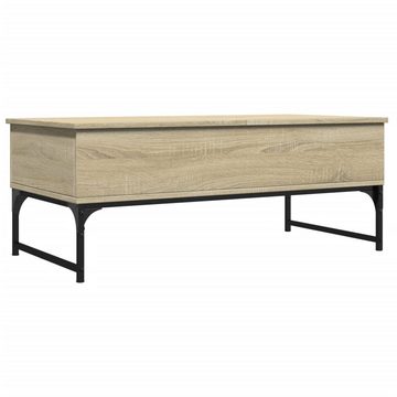 vidaXL Couchtisch Couchtisch Sonoma-Eiche 100x50x40 cm Holzwerkstoff und Metall (1-St)