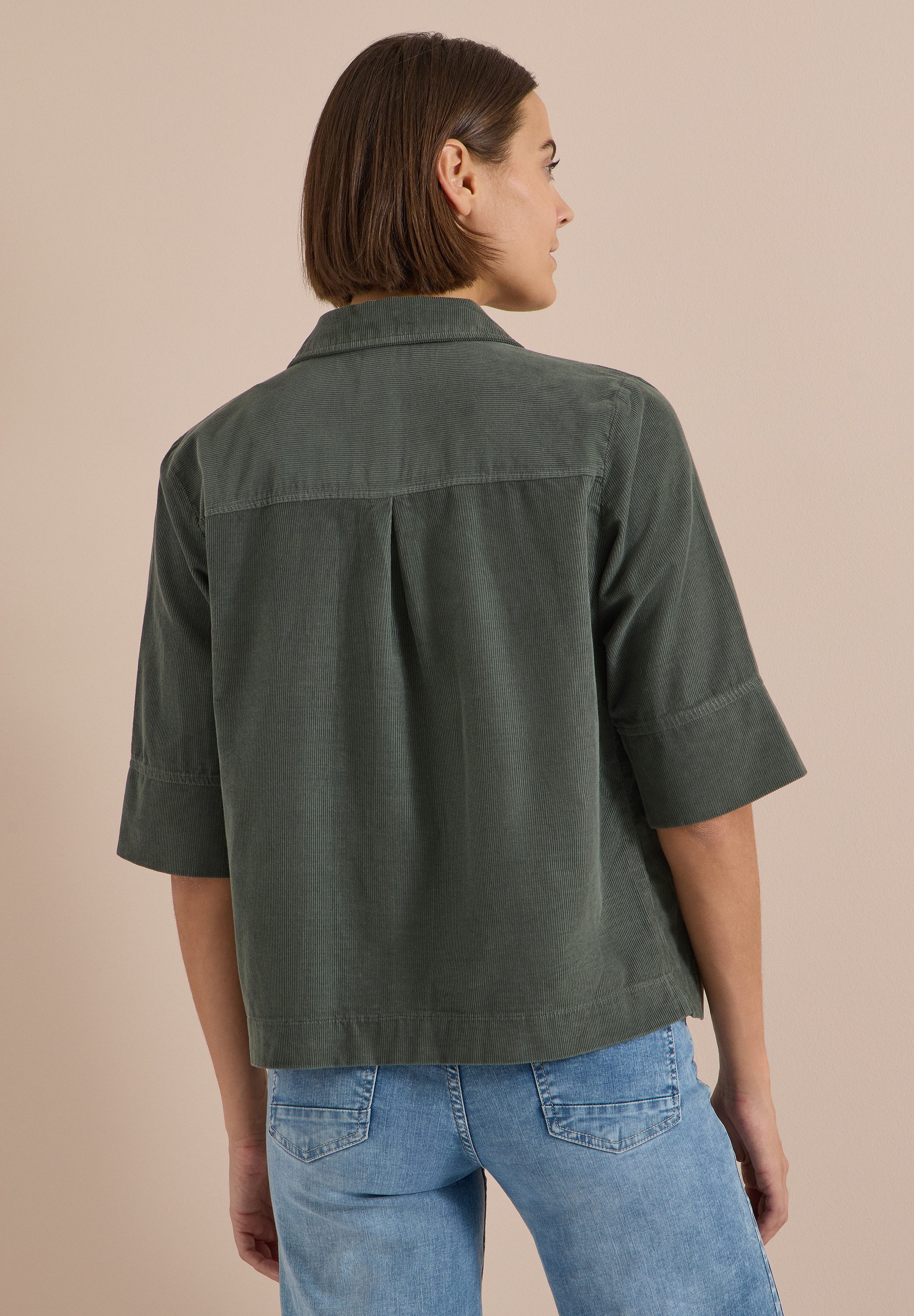 CECIL Hemdbluse in Cord-Optik