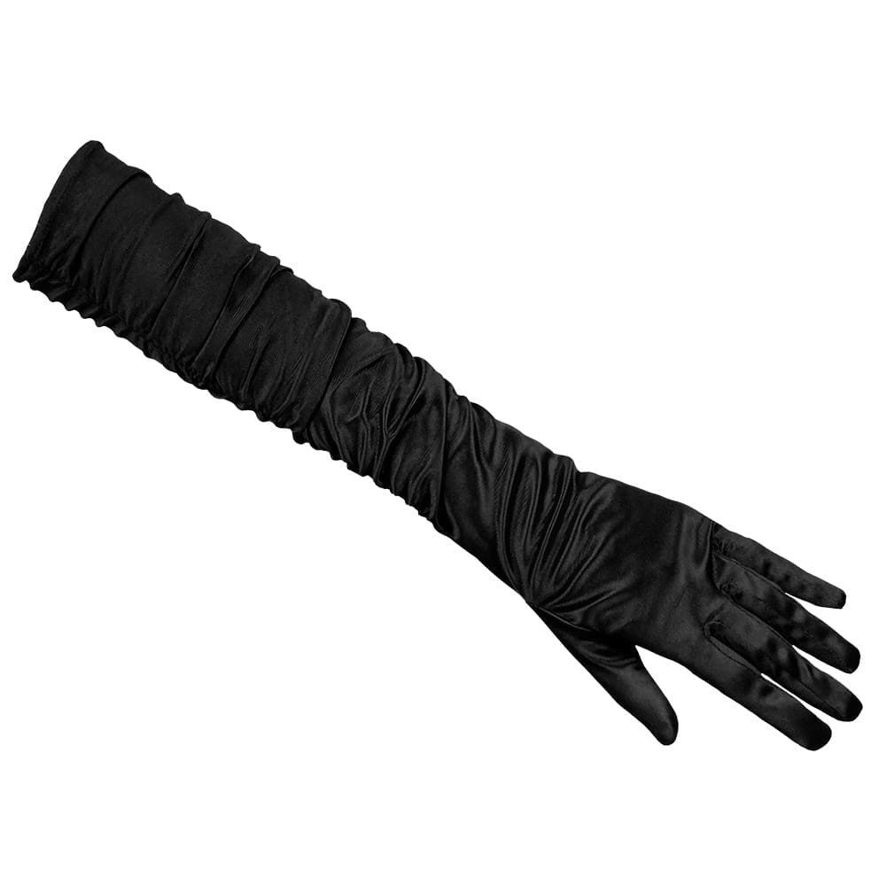 Boland Kostüm Handschuhe Hollywood schwarz