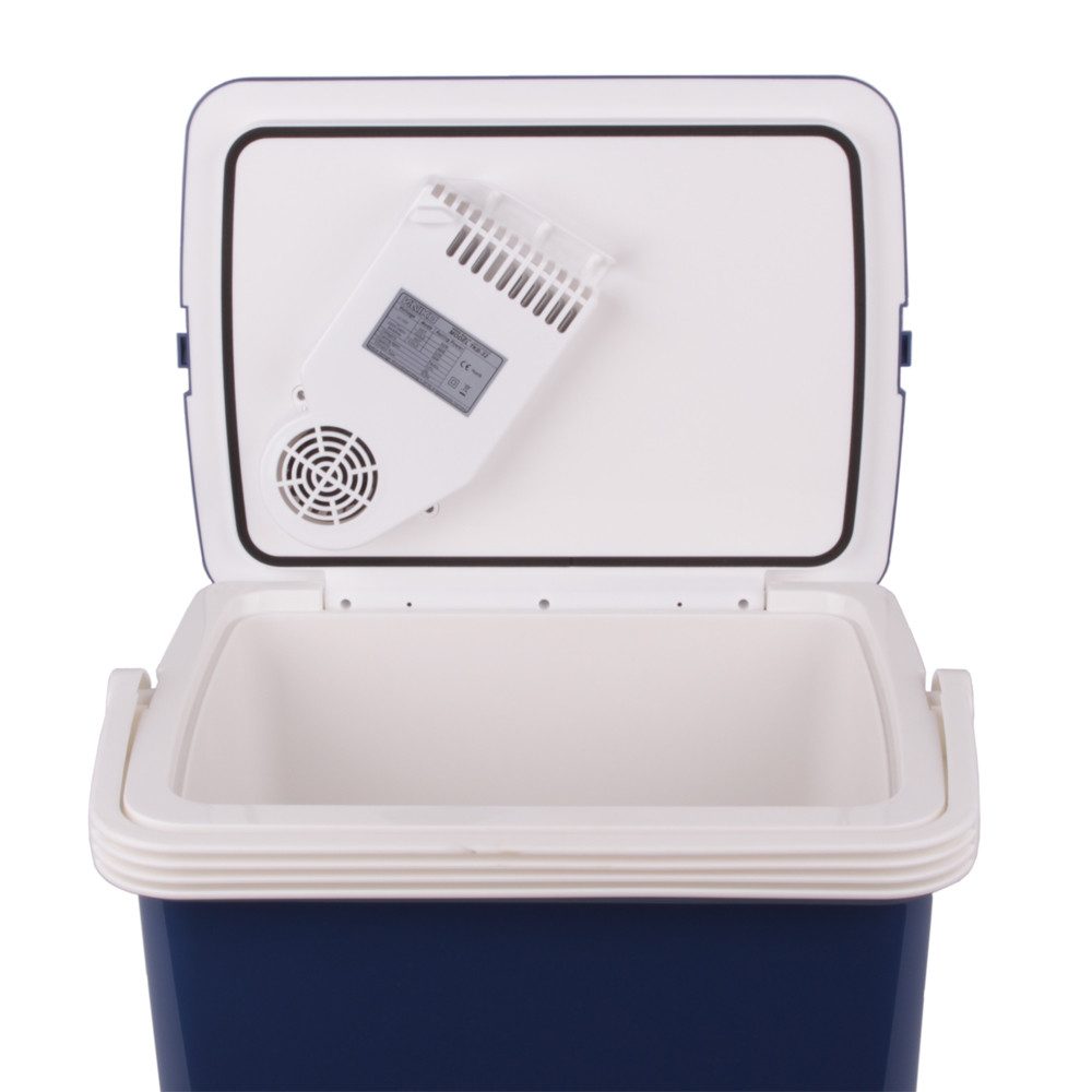 Vaiko Elektrische Kühlbox Elektrisch Mini Kühlschrank für KFZ Auto Camping, 32 l, leicht und mobil, mit ECO-Modus, 12 & 230 V Anschluss kühlt und wärmt