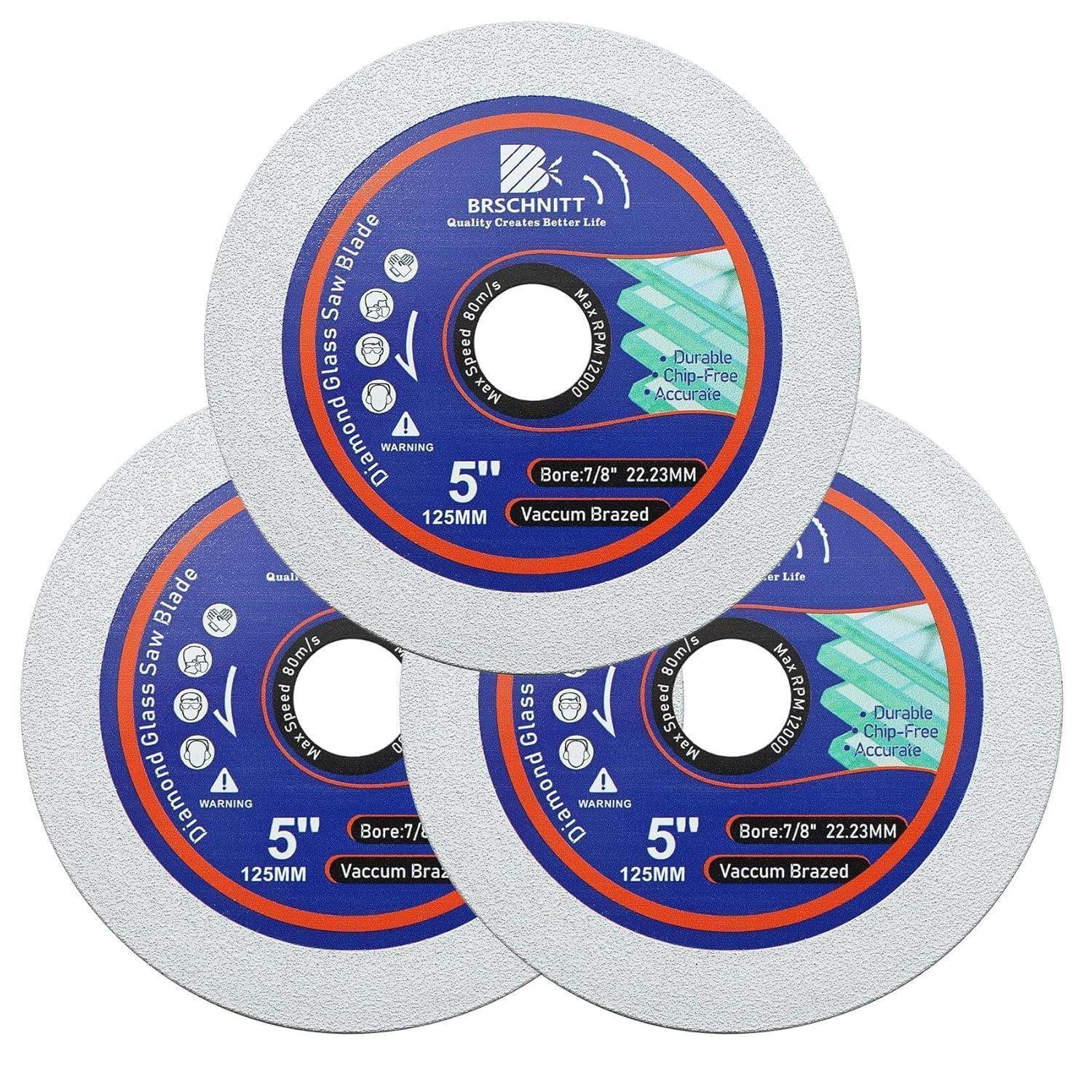 LuxusKollektion Diamanttrennscheibe Diamanttrennscheibe Glas 125mm Profi