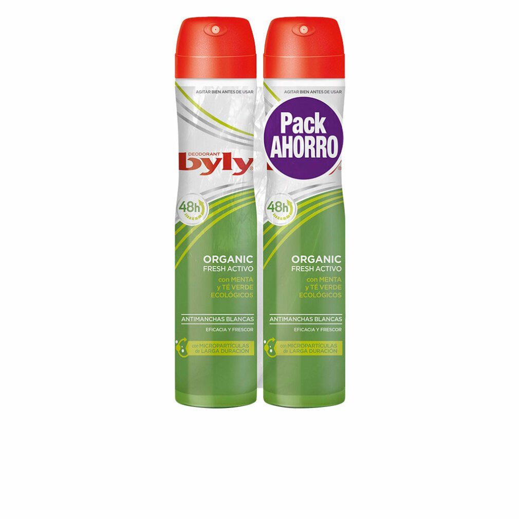 Byly Deo-Roller Organic Extra Fresh Desodorant Spray 2x