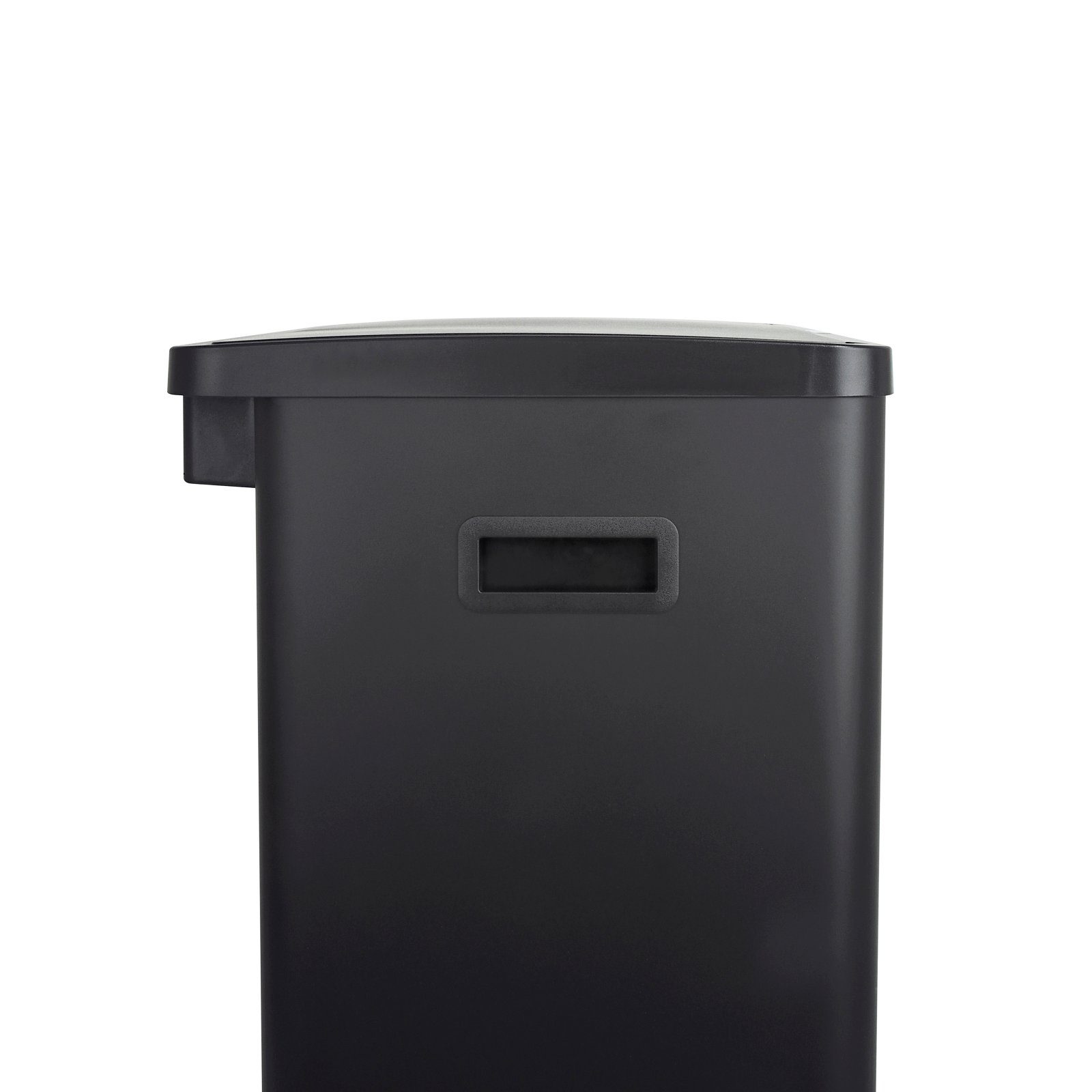 SVITA Mülltrennsystem SR2X30, Sensormülleimer, 2 Innenfächer, 60L, Stahl pulverbeschichtet, Schwarz