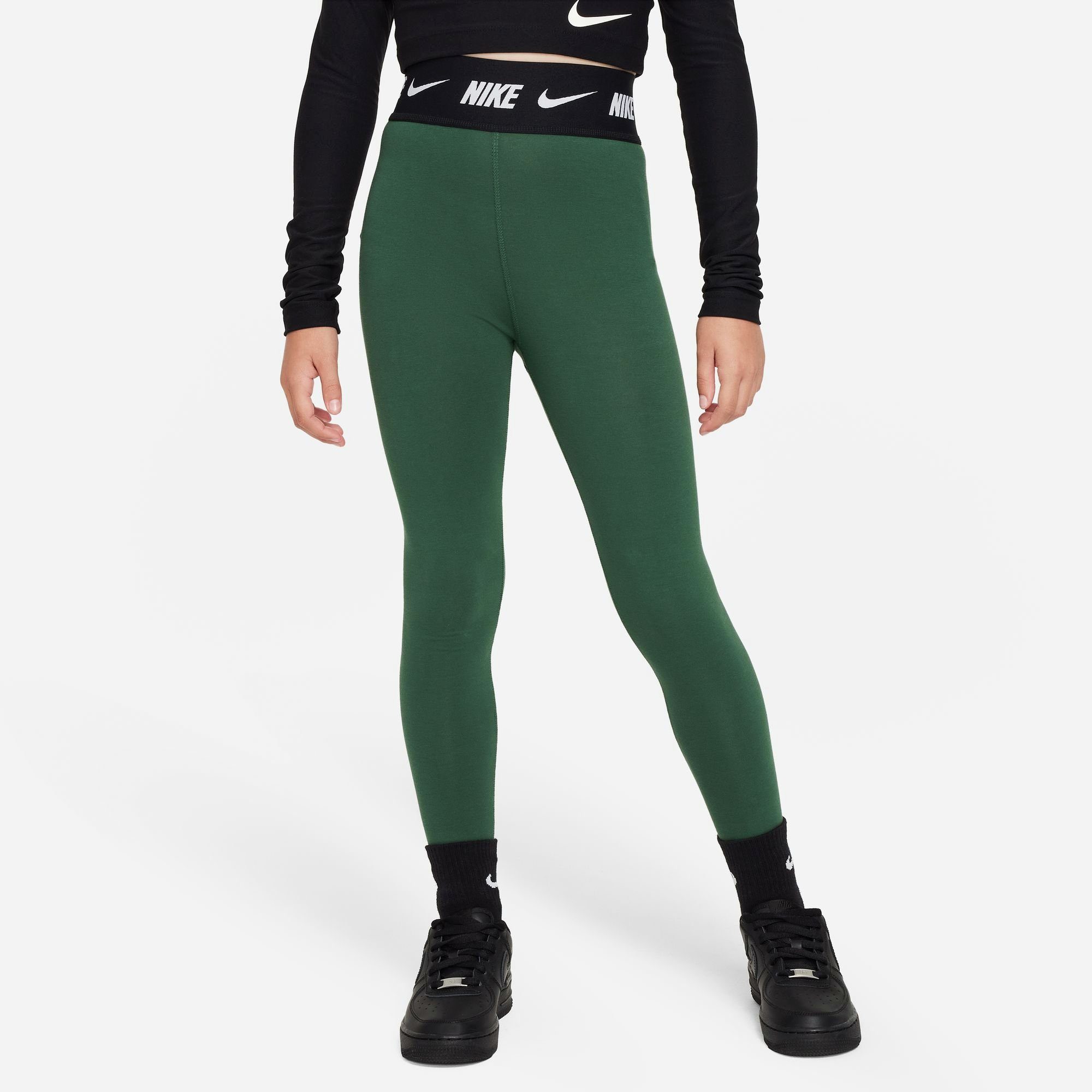 Nike Sportswear Leggings G NSW FAV HW LGGNG SW - für Kinder FIR/BLACK