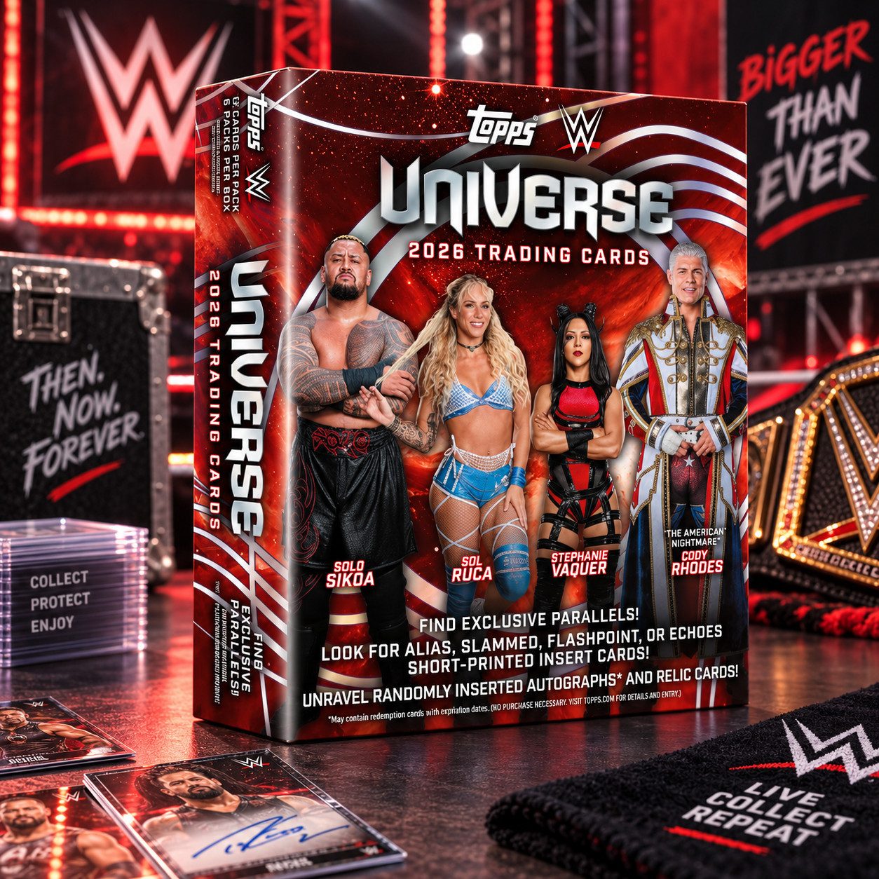 Topps Sammelkarte 2026 Topps Universe WWE Mega Box