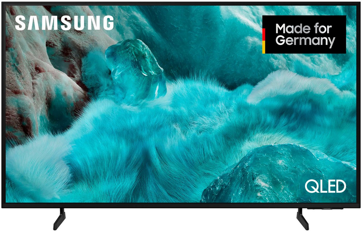 Samsung GQ43Q7FAAU QLED-Fernseher (108 cm/43 Zoll, 4K Ultra HD, Smart-TV, Quantum HDR, Knox Security, Art Store, 3D Sound, Gaming Hub, AI TV)