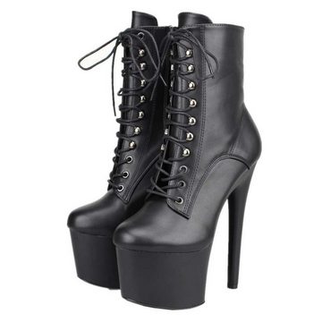 Erogance Erogance PU High Heel Stiefelette A1020 Größe 36 High-Heel-Stiefel vegan