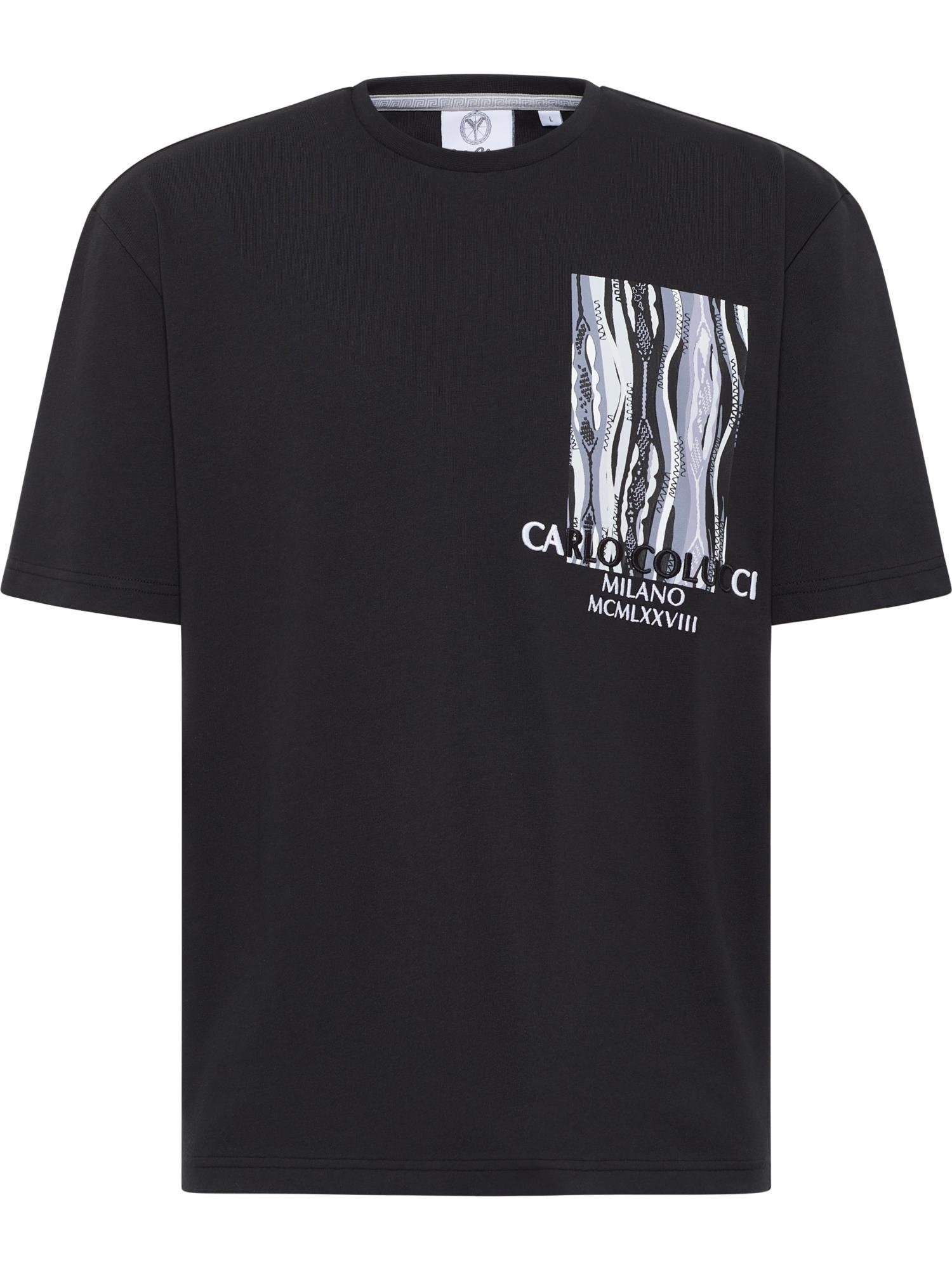 Pandis De Schwarz T-Shirt CARLO COLUCCI