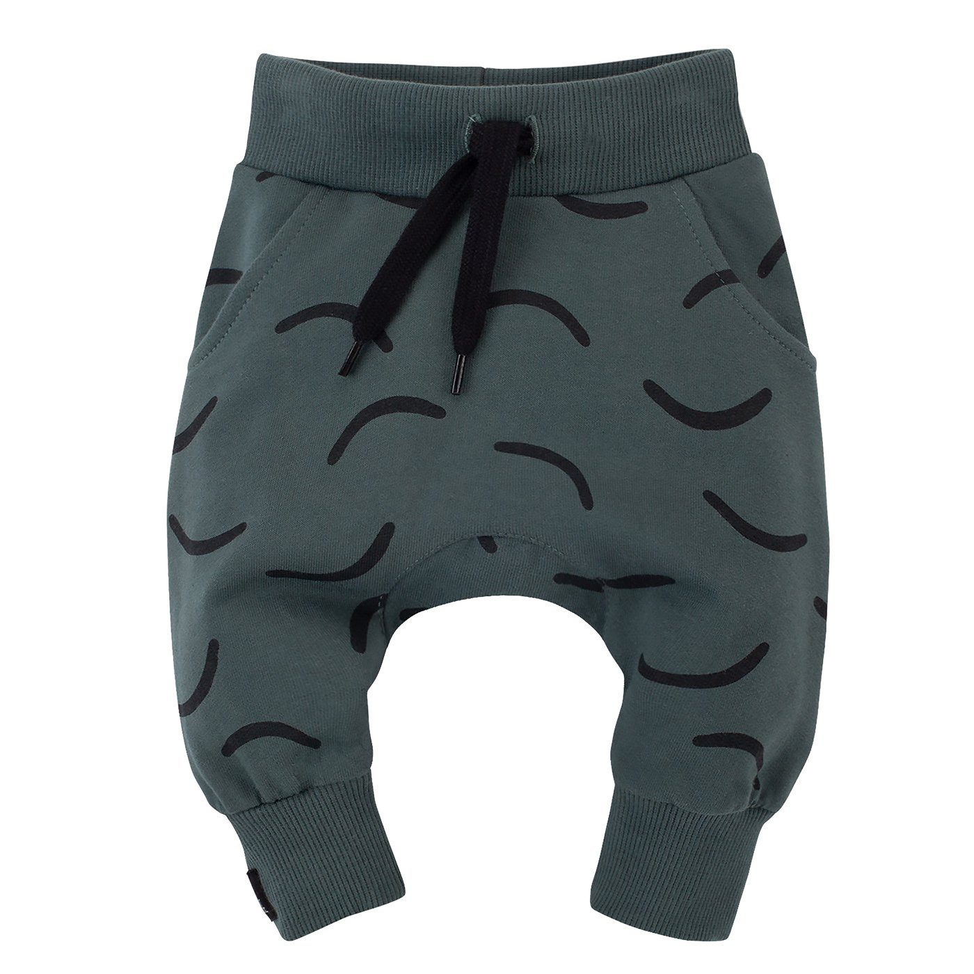 PINOKIO Pumphose Haremshose Schlupfhose mit Tigermuster lang Jungen (1-tlg) LE TIGRE Patch, Tigerstreifen, Seitentaschen