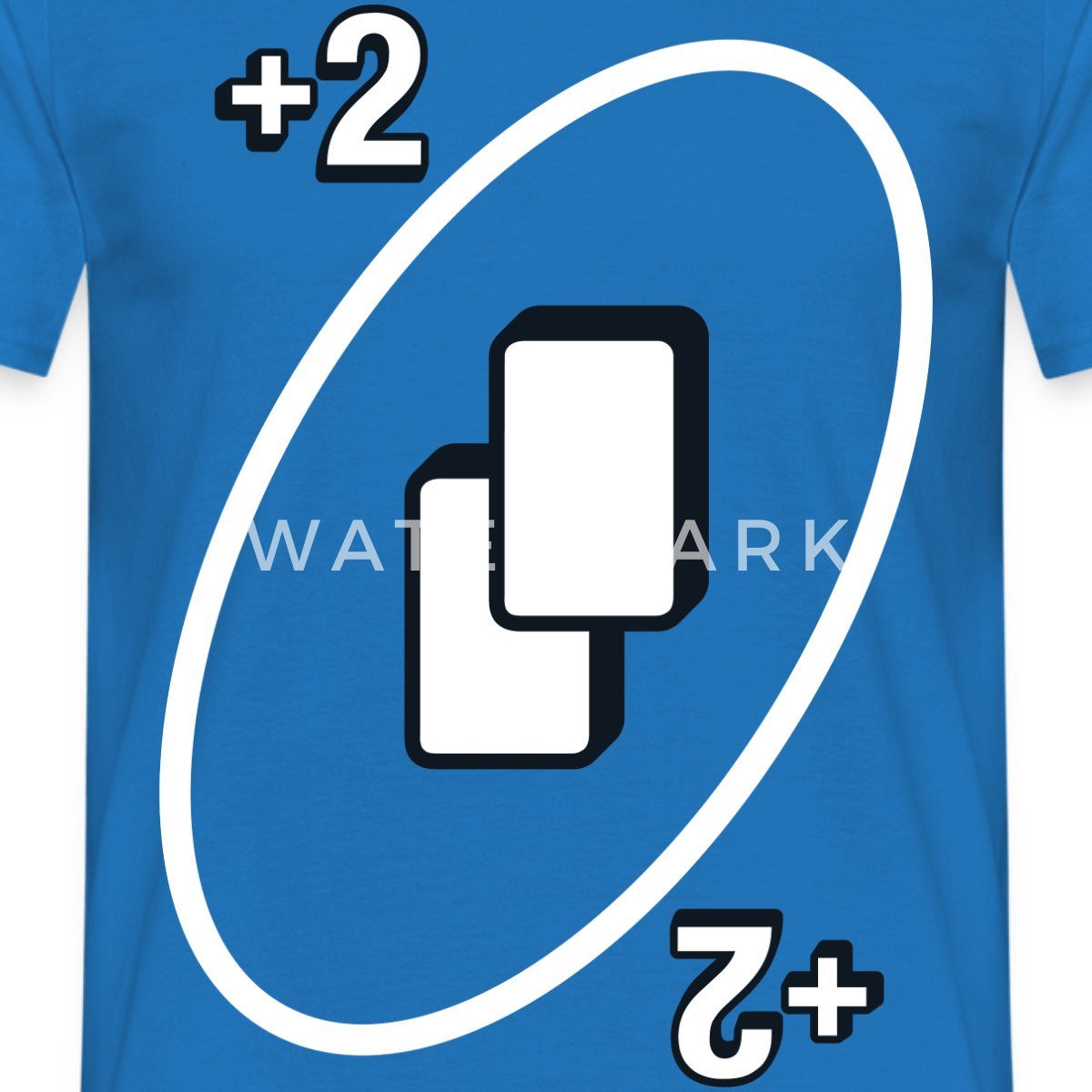 Spreadshirt T-Shirt UNO Karten Kostüm +2 Zwei-Ziehen-Karte Männer T-Shirt ( günstig online kaufen