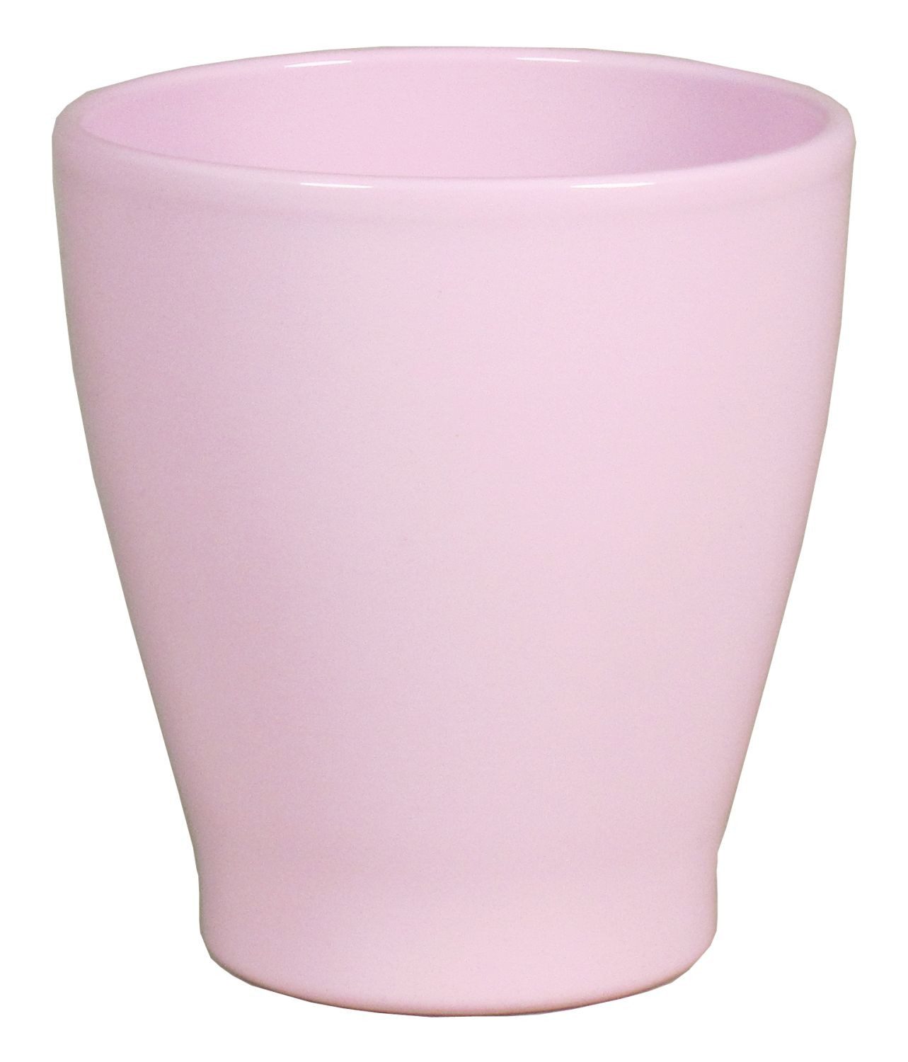 INNA-Glas Blumentopf Keramik Orchideenvase, Ø13,2cm, 15cm, rosa - Pflanztopf/Orchidee