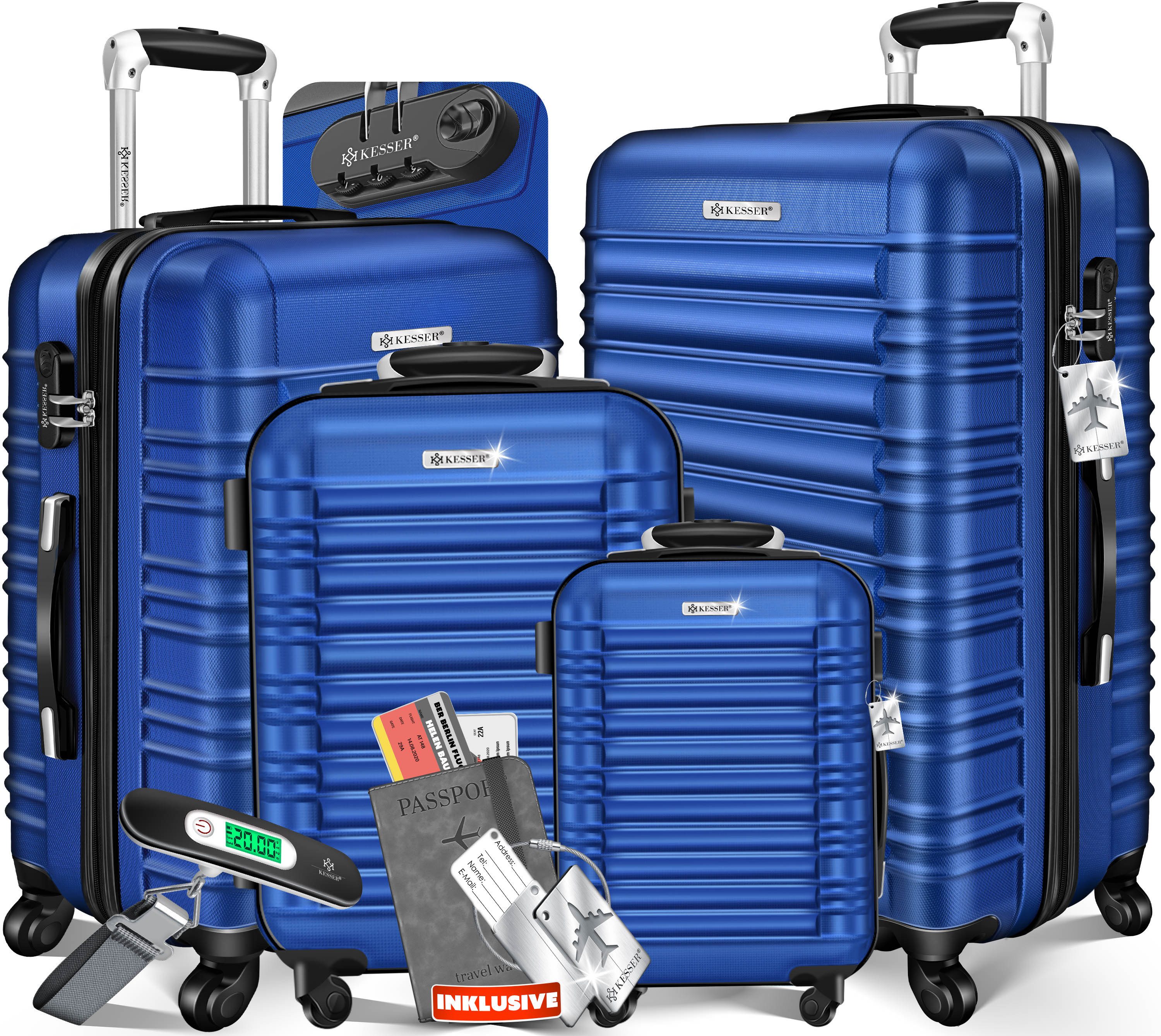 KESSER Kofferset, 4 Rollen, (4 tlg), 4tlg. Hartschalenkofferset Hartschalen günstig online kaufen