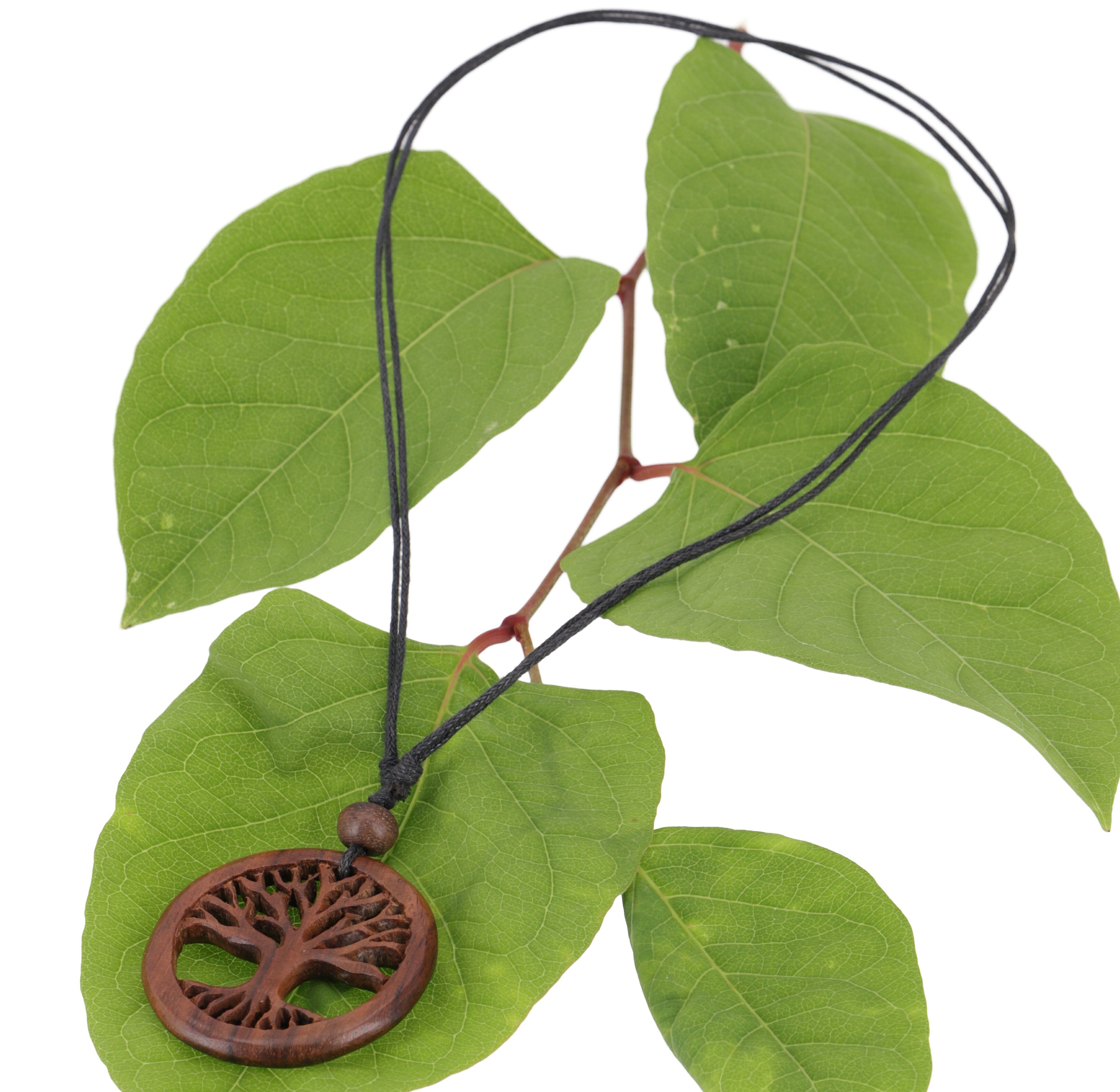 Guru-Shop Perlenkette Ethno Holzschmuck, Halskette, Surferkette -.. günstig online kaufen