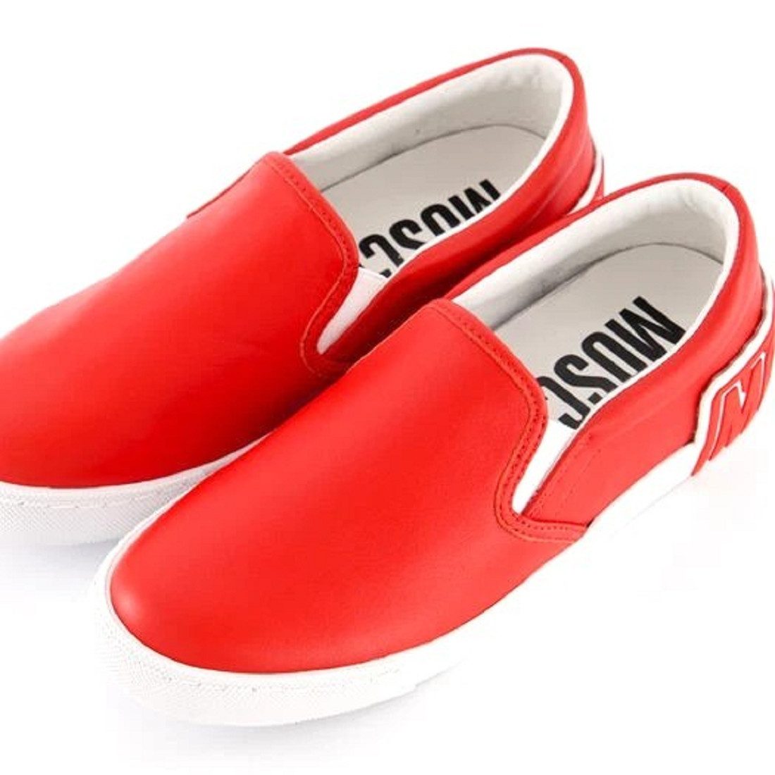 Moschino MOSCHINO SNEAKERD. VULCA25 VITELLO Damen Sneakers Slip-On Sneaker aus echtem Leder