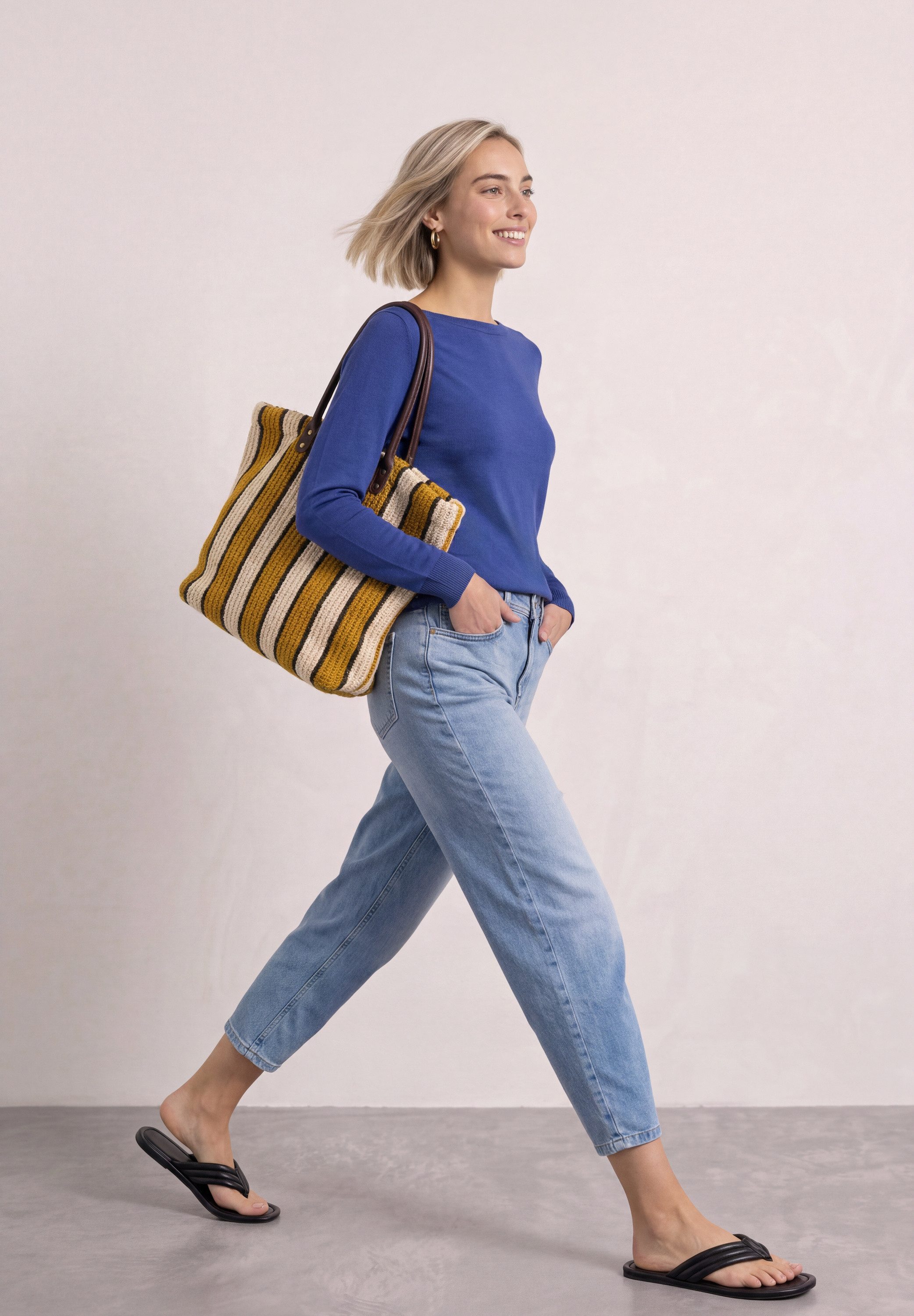 STREET ONE Strickpullover mit U-Boot-Ausschnitt