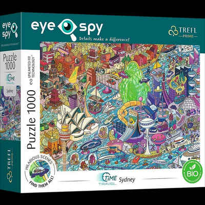 Trefl Puzzle UFT Eye Spy Puzzle 1000 - Time Travel: Sydney, Australien, 599 Puzzleteile