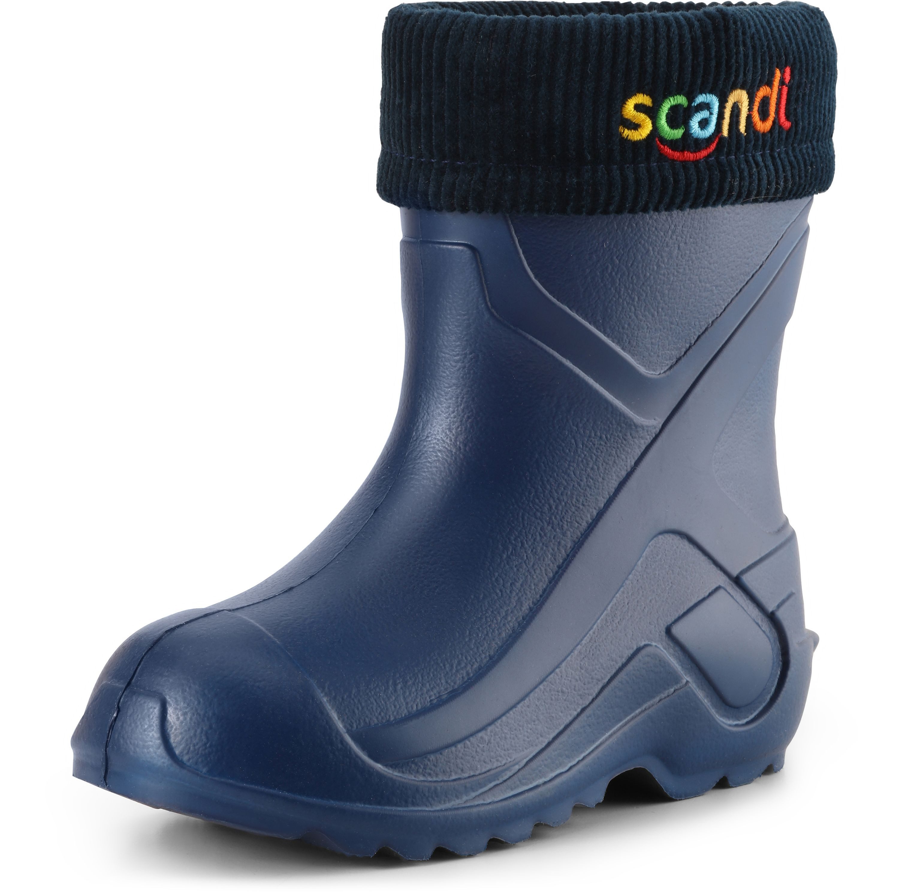 Kinder federleichte EVA Thermo Regenschuhe gefüttert LA-763 Gummistiefel