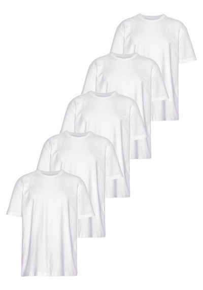 Man's World T-Shirt (Packung, 5-tlg., 5er-Pack) perfekt als Unterzieh- T-shirt