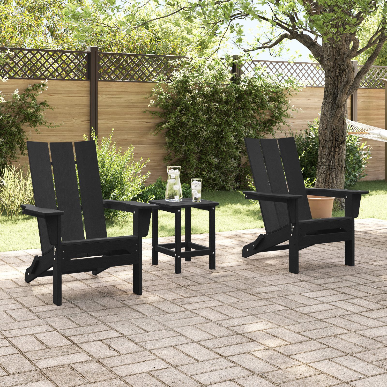vidaXL Gartenstuhl Faltbare Adirondack-Stühle 2 Stück günstig online kaufen