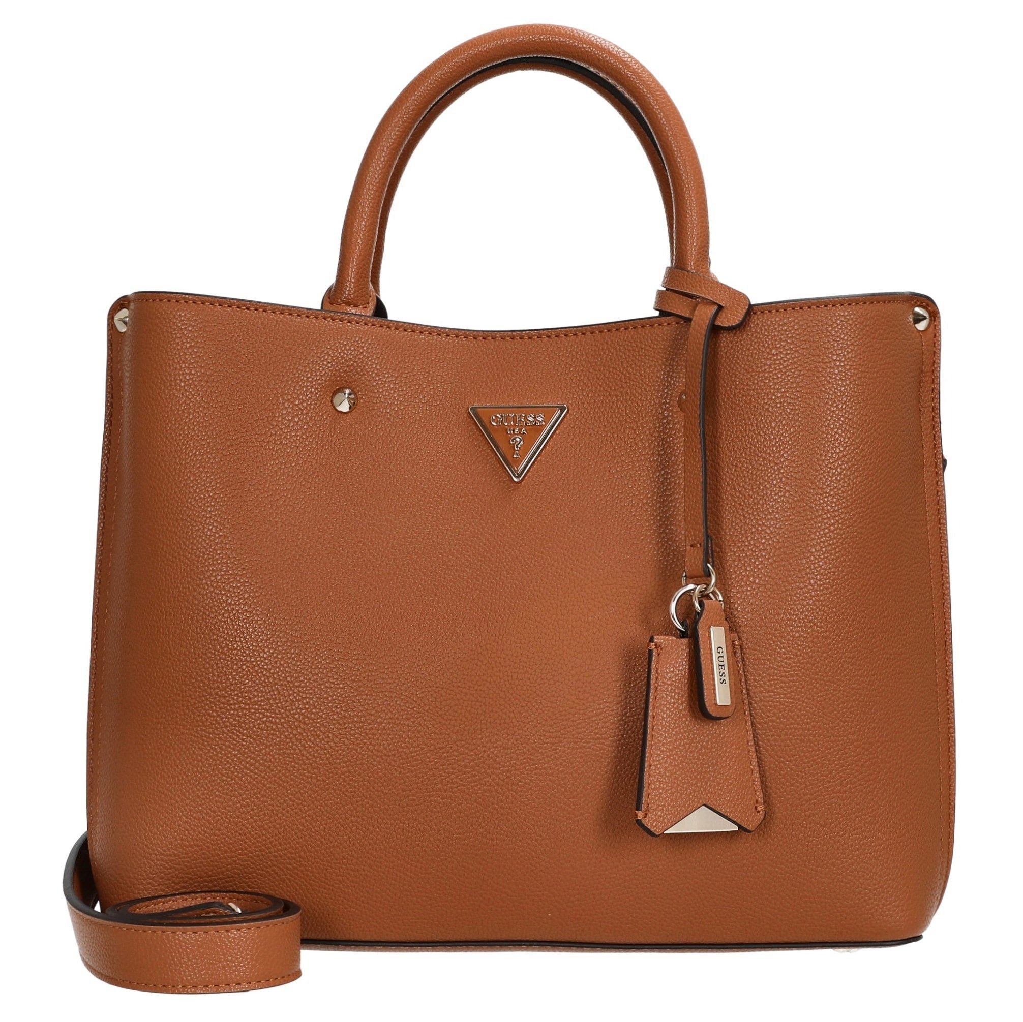 Guess Handtasche Meridian II Girlfriend - Henkeltasche 30 cm (cognac)