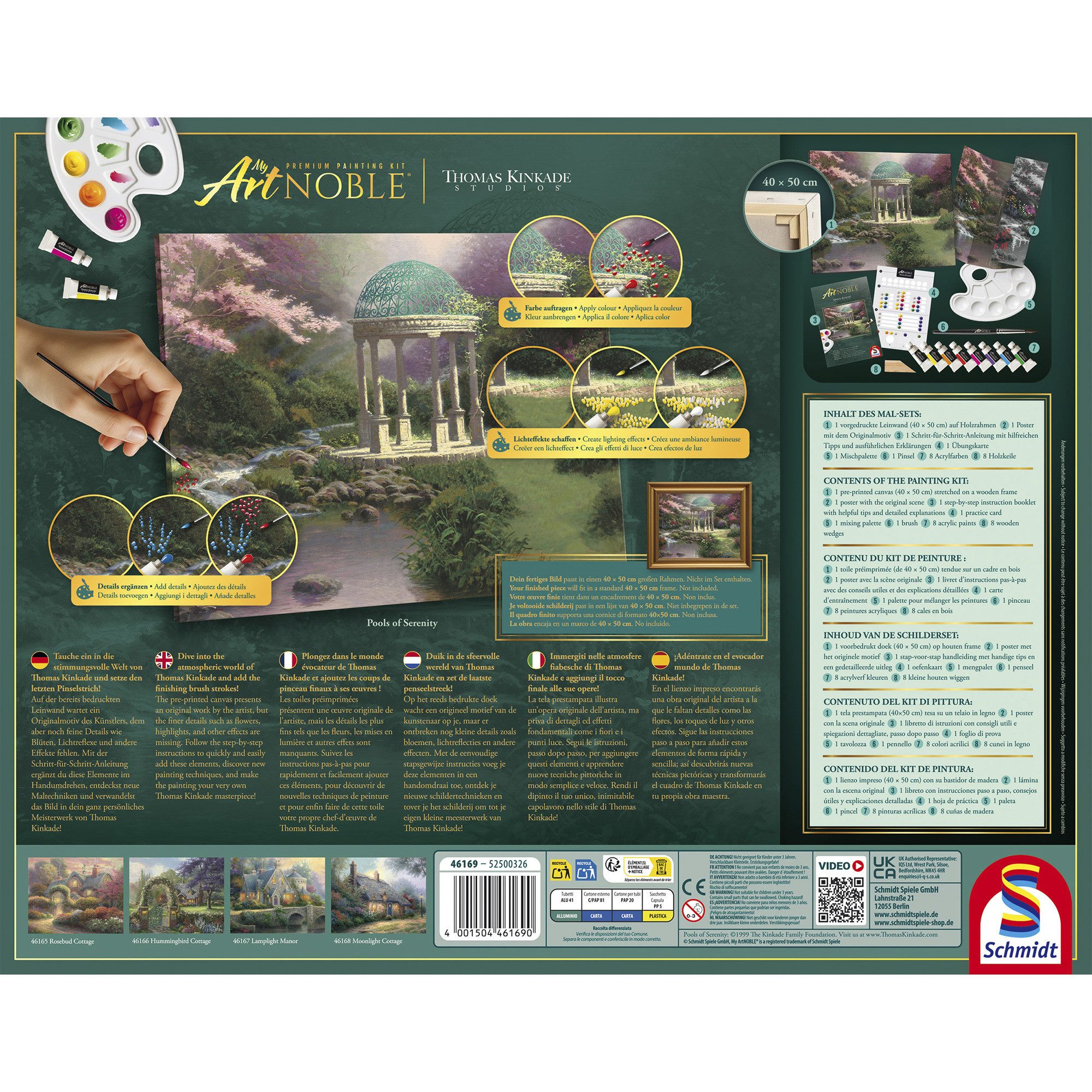 Schmidt Spiele Puzzle Schmidt Spiele My ArtNOBLE Thomas Kinkade - Pools, Puzzleteile