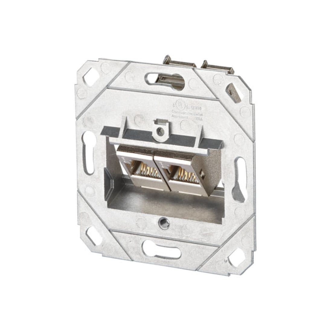 Metz Connect Montageklemme BTR NETCOM Anschlussdose, Cat.6A 2xRJ45,Up0 TN E-DATmod-2Up0