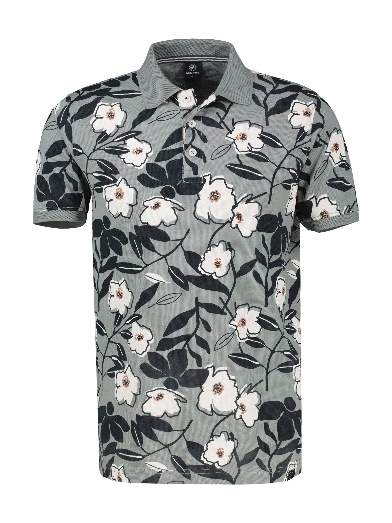 LERROS Poloshirt mit All-Over Print