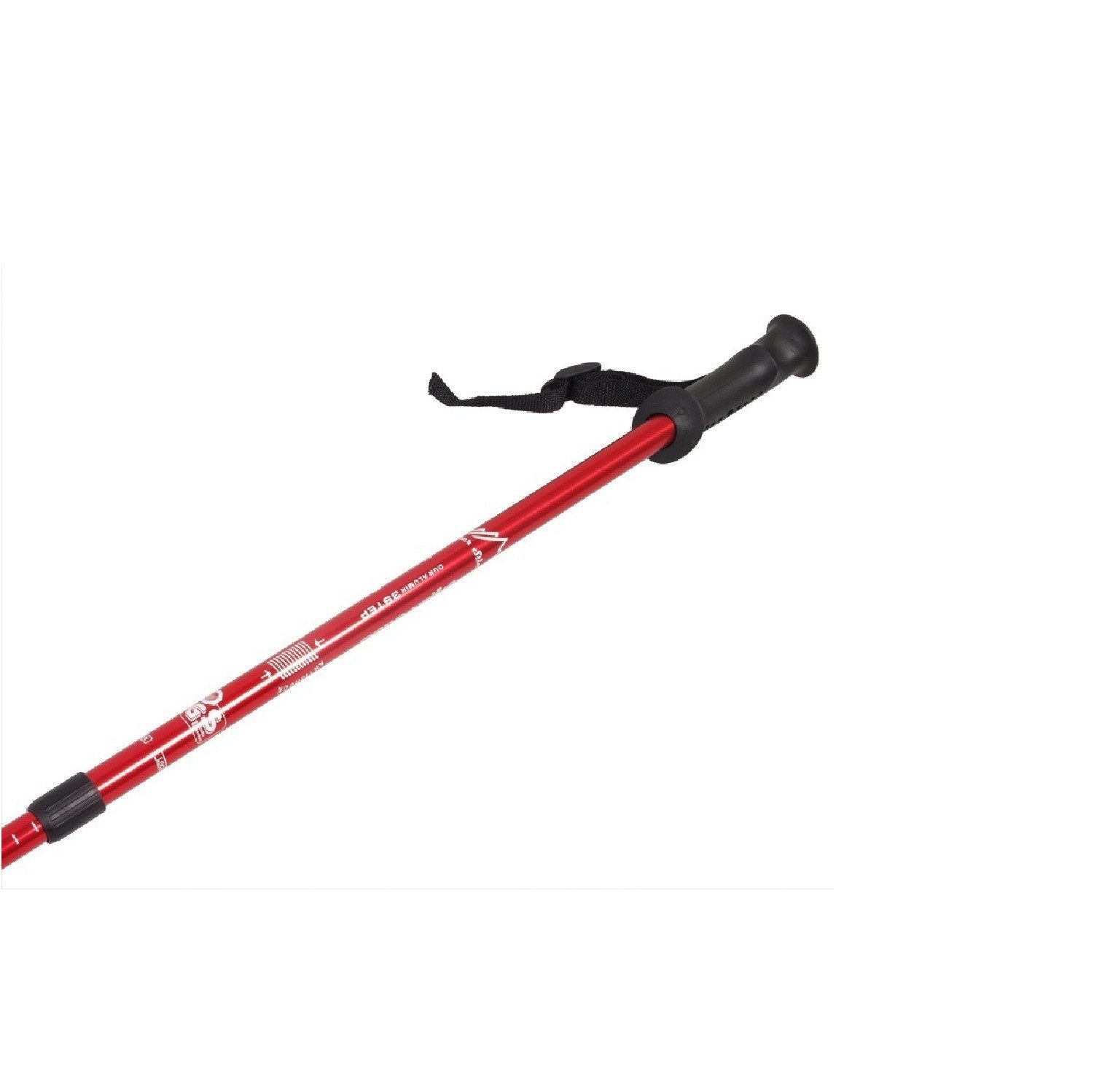 EUROBATT Sp. z o.o. Nordic-Walking-Stöcke 65–135 cm, teleskopisch (1 St), ANTI SHOCK-System - Dreiteilige Konstruktion