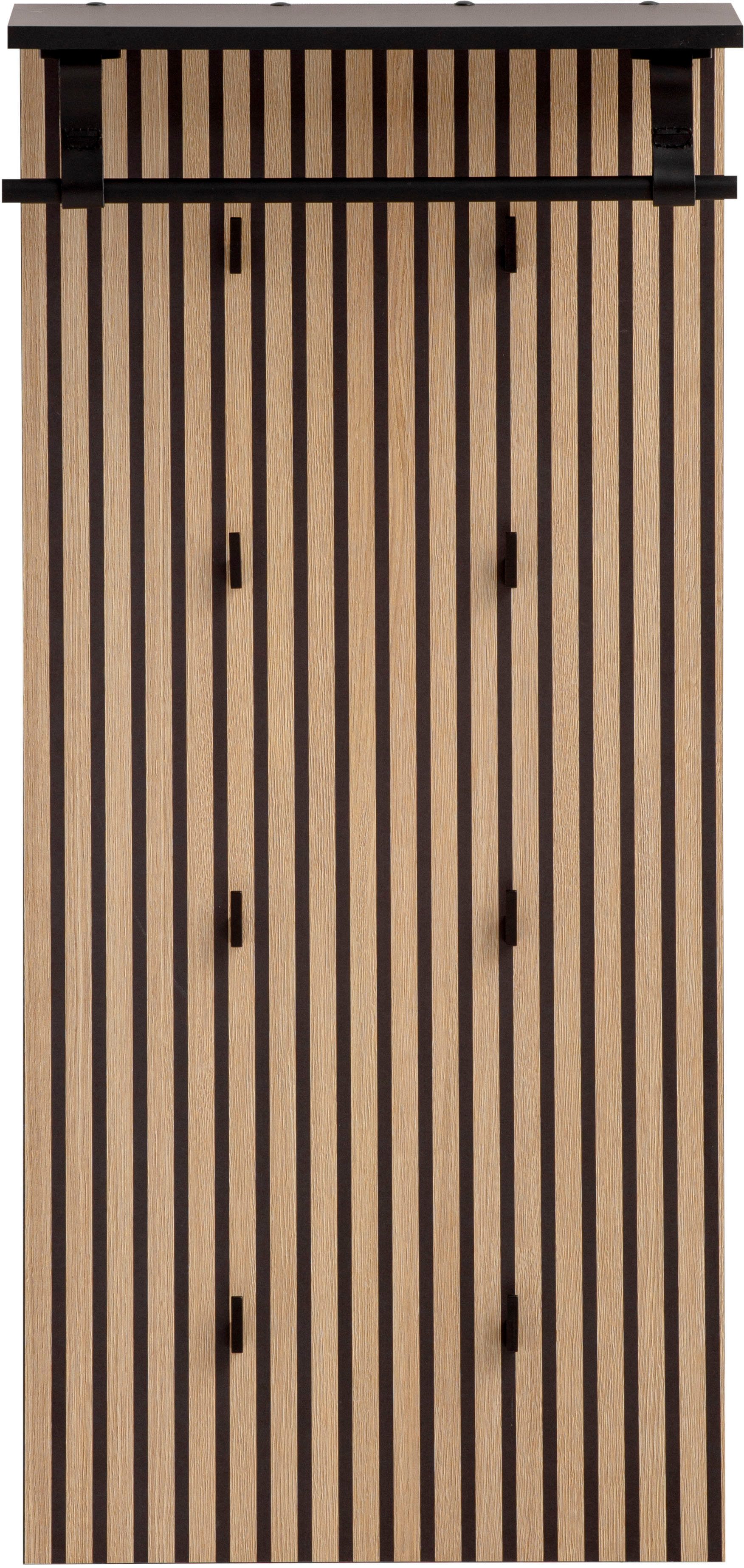 welltime Garderobenpaneel Hank, Garderobenpaneel, Made in Germany, B: 50 cm, Solide Verarbeitung - Dieses Produkt ist in Deutschland gefertigt