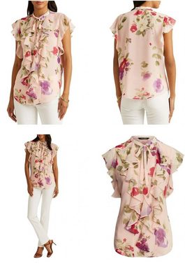 Ralph Lauren T-Shirt LAUREN RALPH LAUREN Chiffon Ruffle Blouse Hemd Blusentop Top Shirt T-s