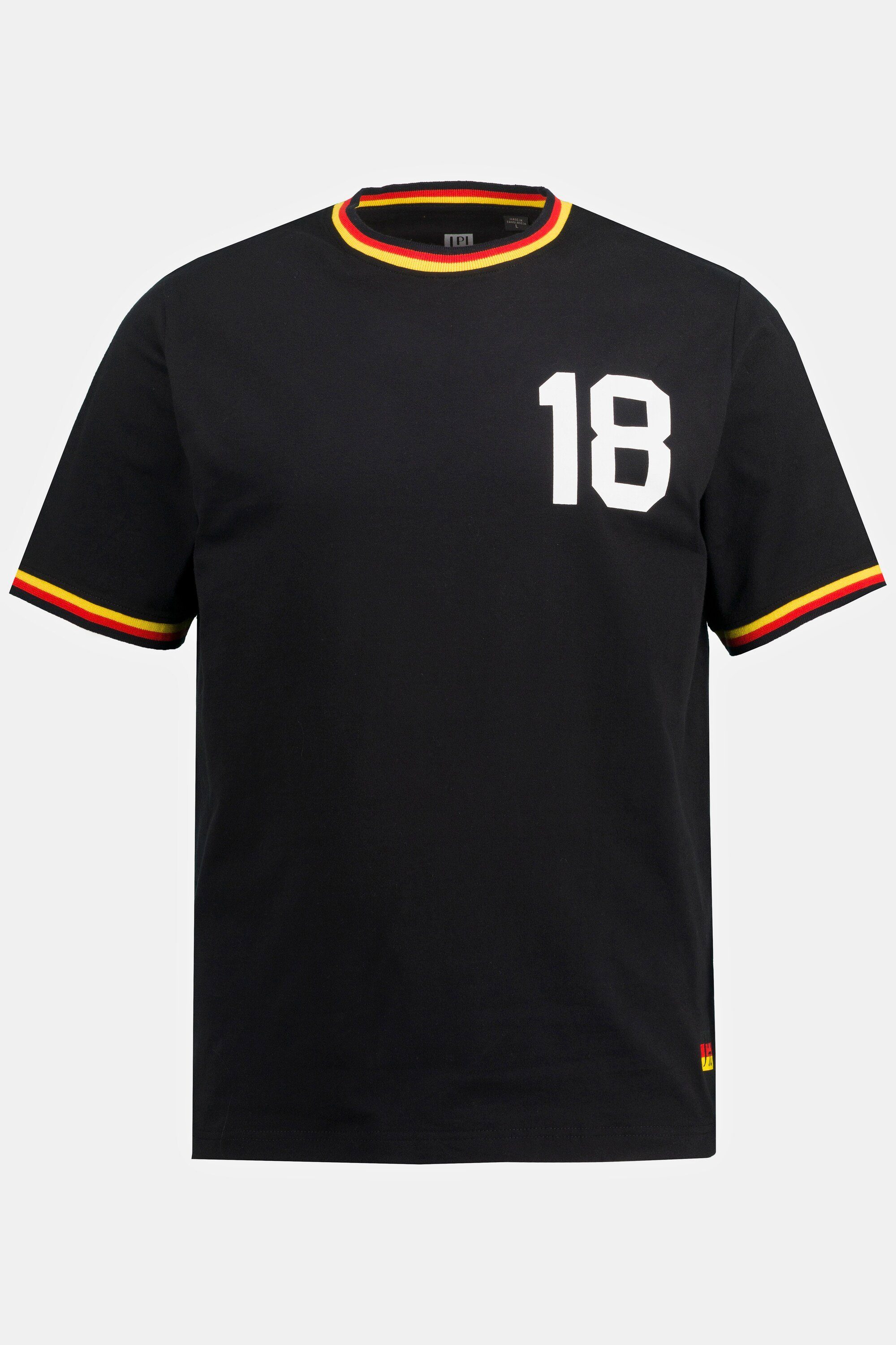 T-Shirt T-Shirt Halbarm WM Fußball JP1880 schwarz