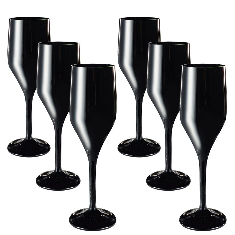 Doimoflair Sektglas DoimoFlair Sektglas aus Plastik Bruchsicher Sektkelch 15 cl.