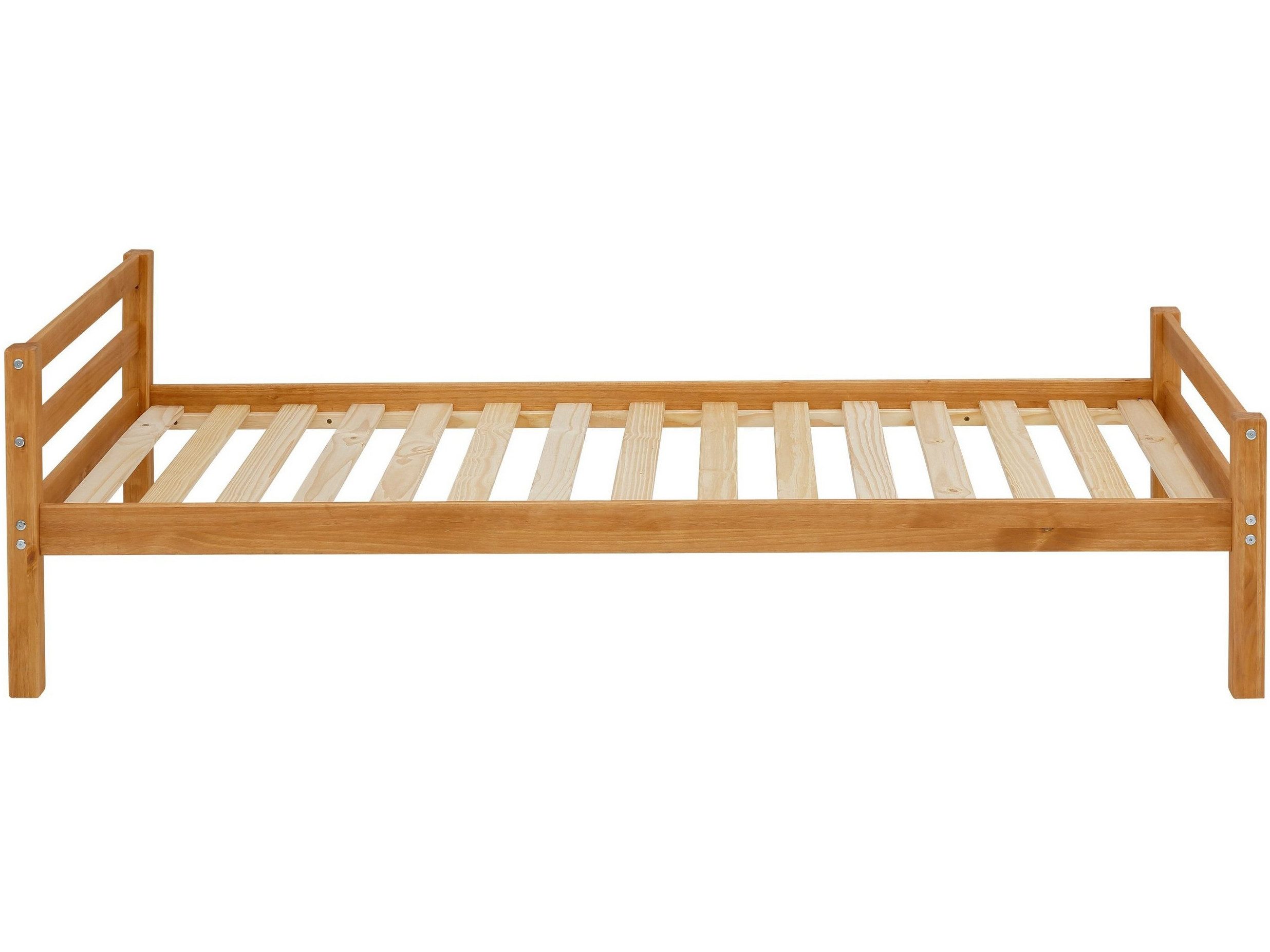 freiraum Bett Umeå, 90x200 cm aus massivem Kiefernholz in Natur mit Lattenrost