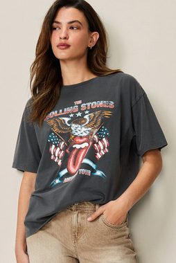 Next T-Shirt Lizenziertes Band T-Shirt, Rolling Stones Grafik (1-tlg)