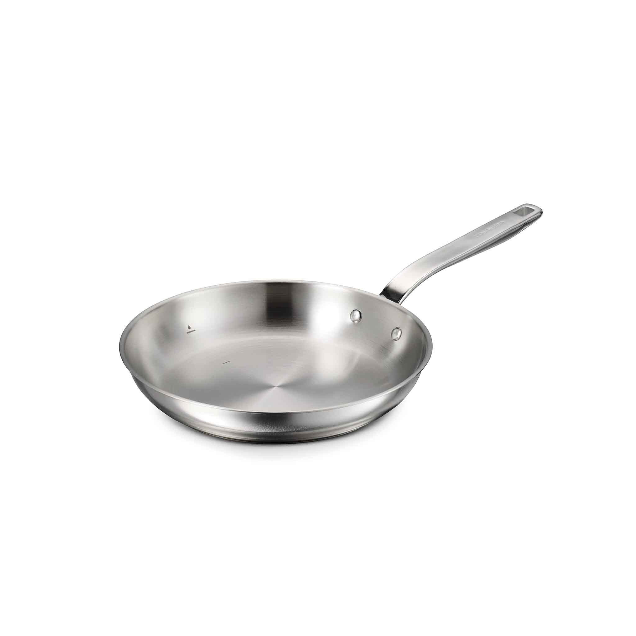 Tramontina Bratpfanne TEMPO Pfanne 20 cm, Rostfreier Edelstahl, Induktion, Spülmaschinenfest, Edelstahl