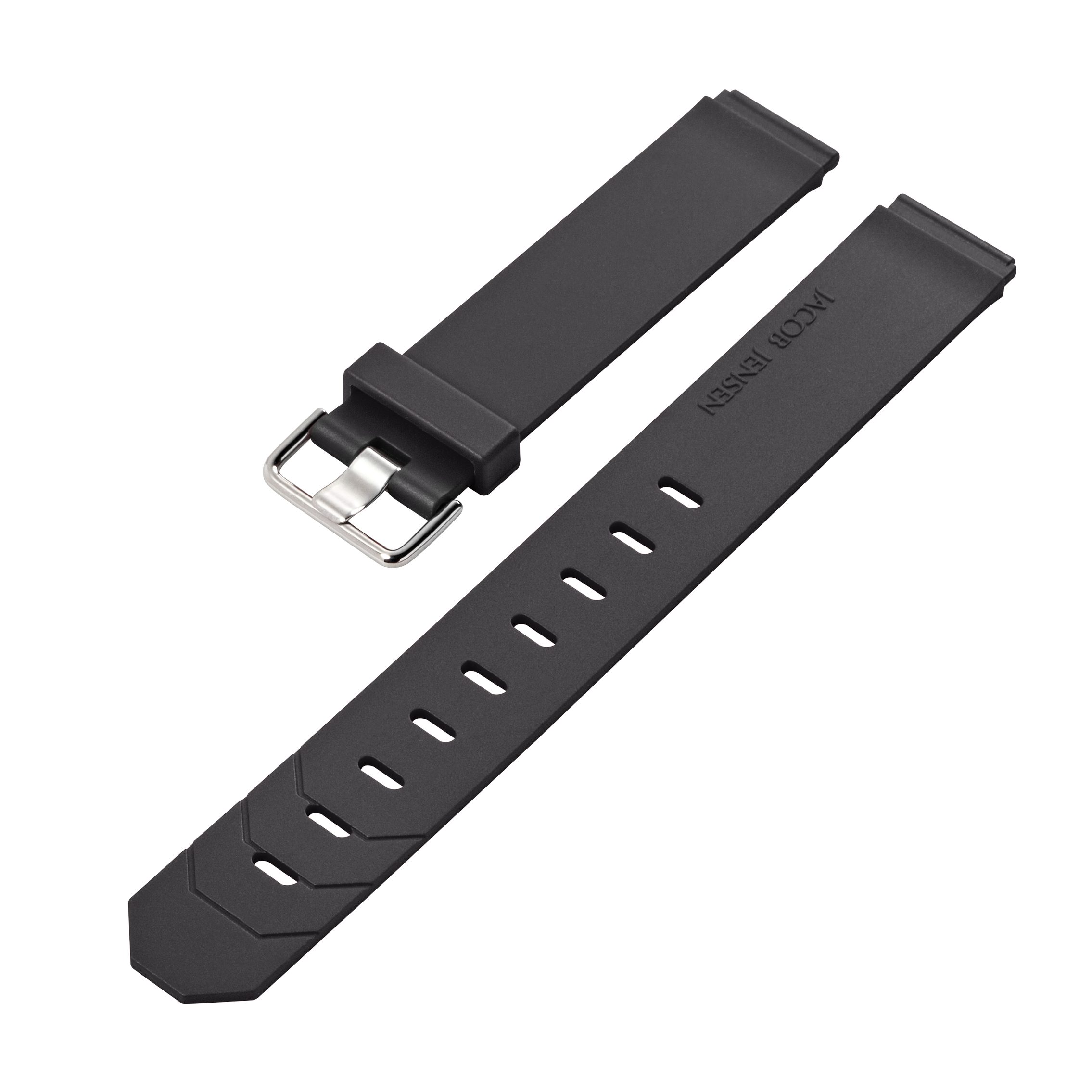 Jacob Jensen Uhrenarmband 570071710p, Wechselarmband, Ersatzband, Kautschuk