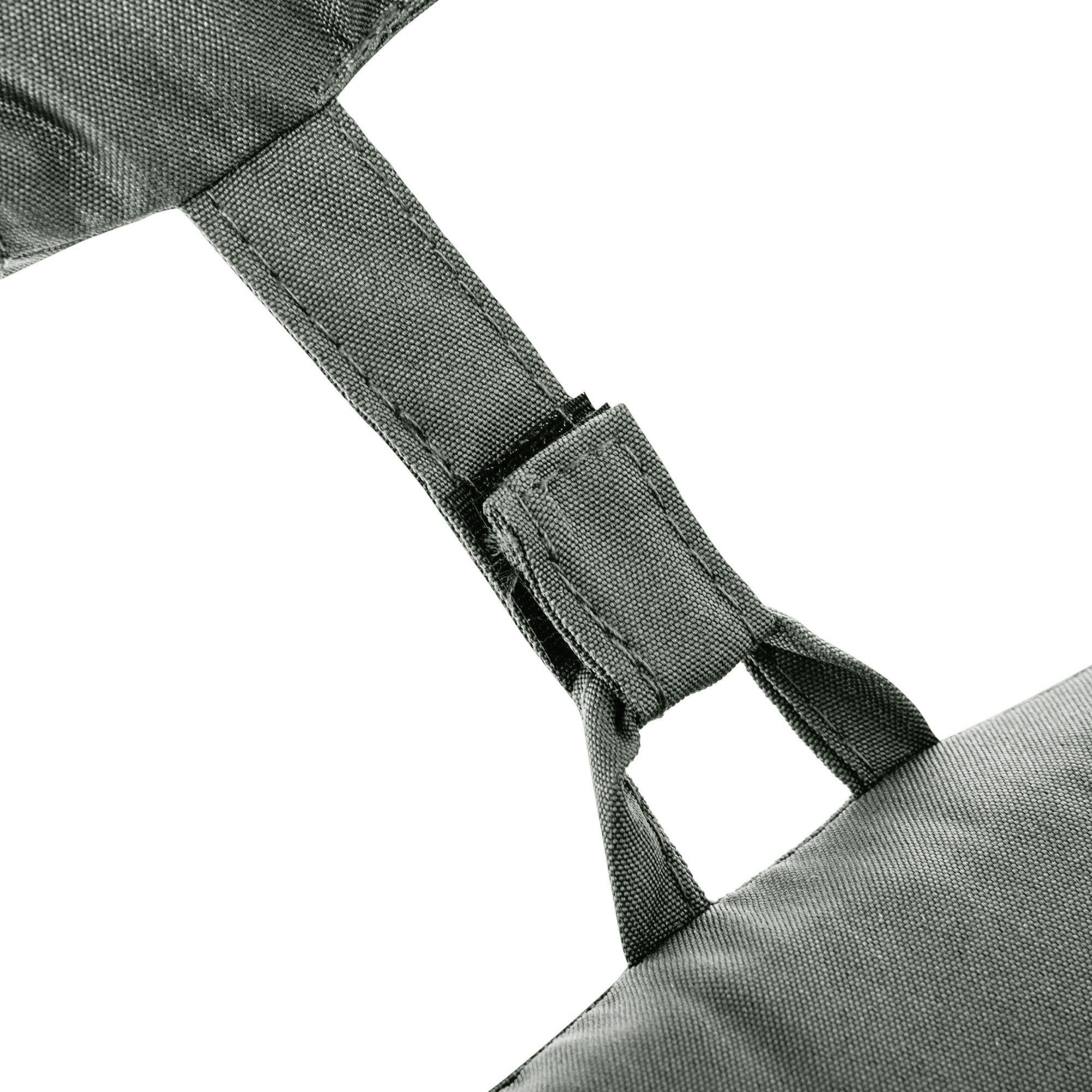 MC Star Liegenauflage Liegenpolster Gartenliege mit Kopfkissen abnehmbar Bezug, Polyester + Baumwollfaser Grau 198 x 53 x 5 cm