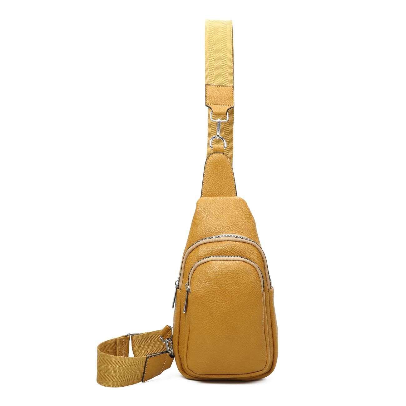 ITALYSHOP24 Schultertasche Unisex Sling-Tasche Bodybag Crossbody günstig online kaufen