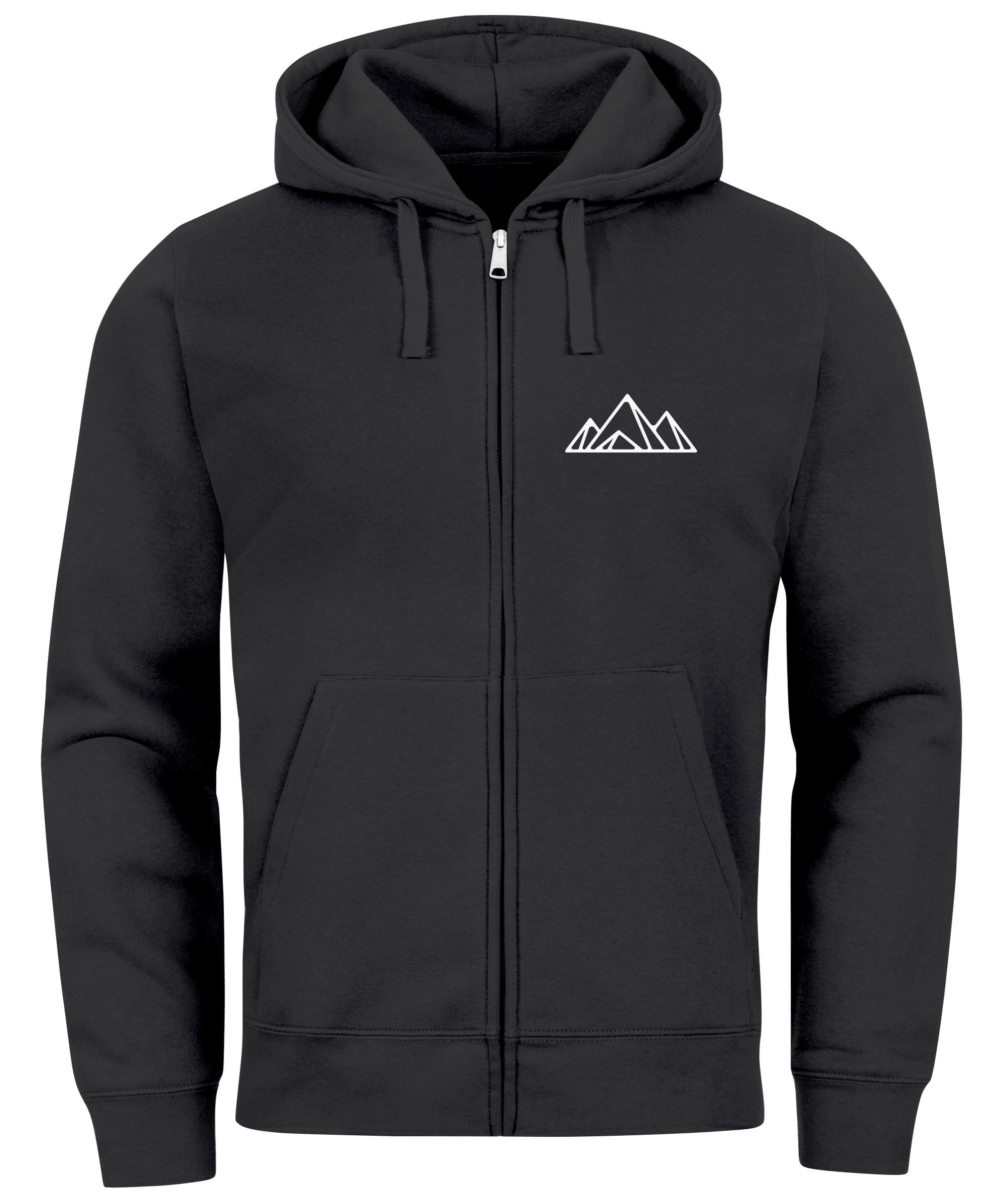 Neverless Sweatjacke Sweatjacke mit Kapuze Wandern günstig online kaufen