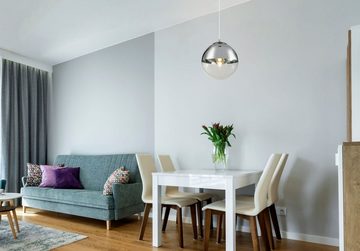 Globo Hängeleuchte Hängeleuchte Esszimmer Hängelampe Wohnzimmer Pendelleuchte Küche 15853, Glas, Kugel, Glaskugel, modern, ohne Leuchtmittel, Lichtfarbe ist abhängig vom Leuchtmittel, Pendellampe, Schlafzimmer, Küche, Flur