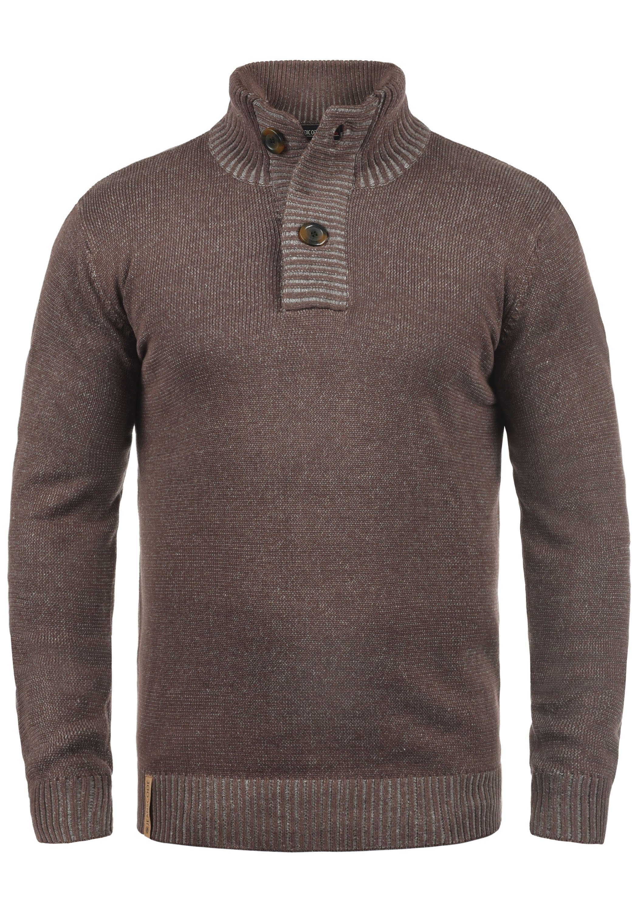 Indicode Troyer IDFelipe Strickpulli mit Knopfleiste
