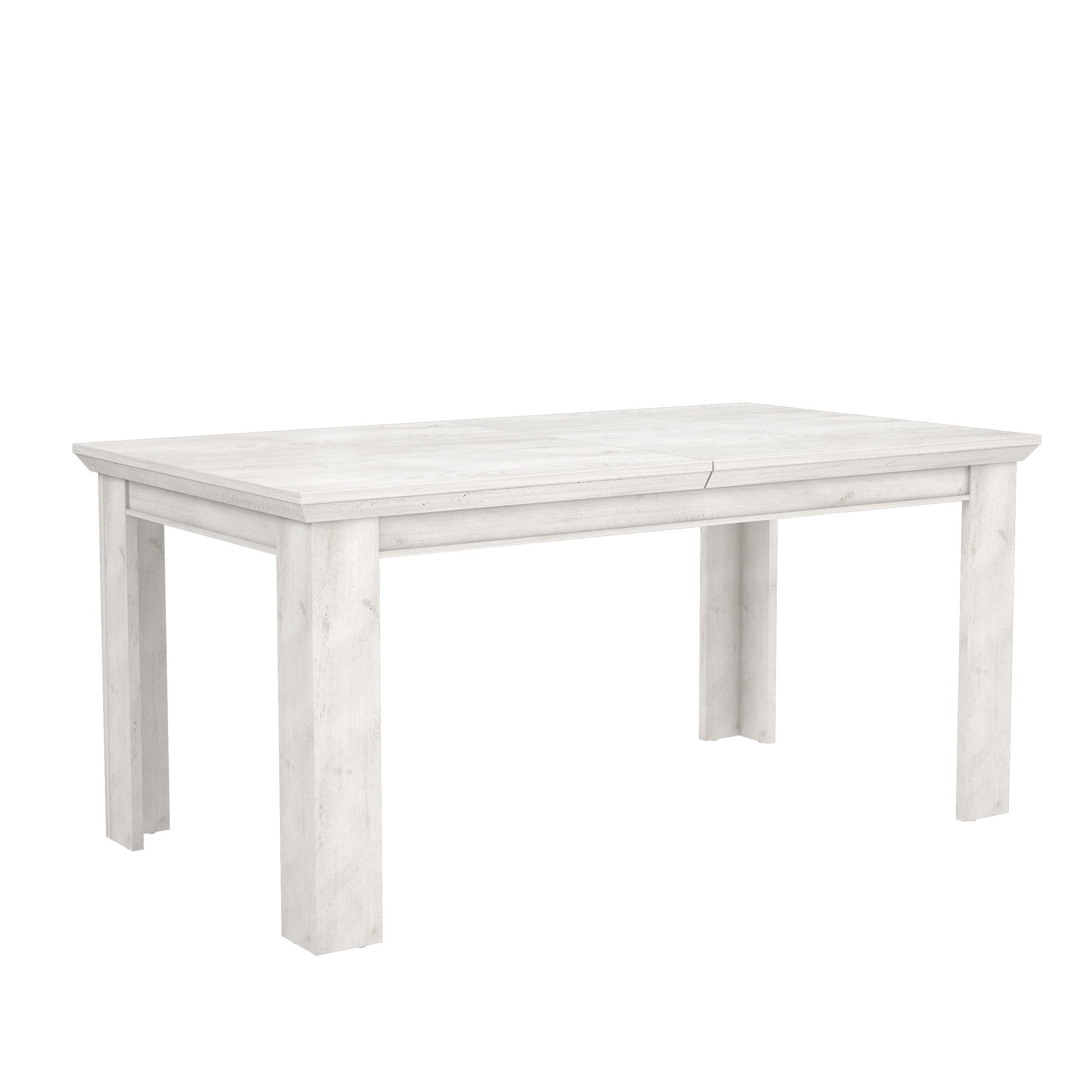 Weiß Ausziehbar Esszimmer Tisch Lucy, Esstisch Landhaus Esstisch Pinie Modern Newroom