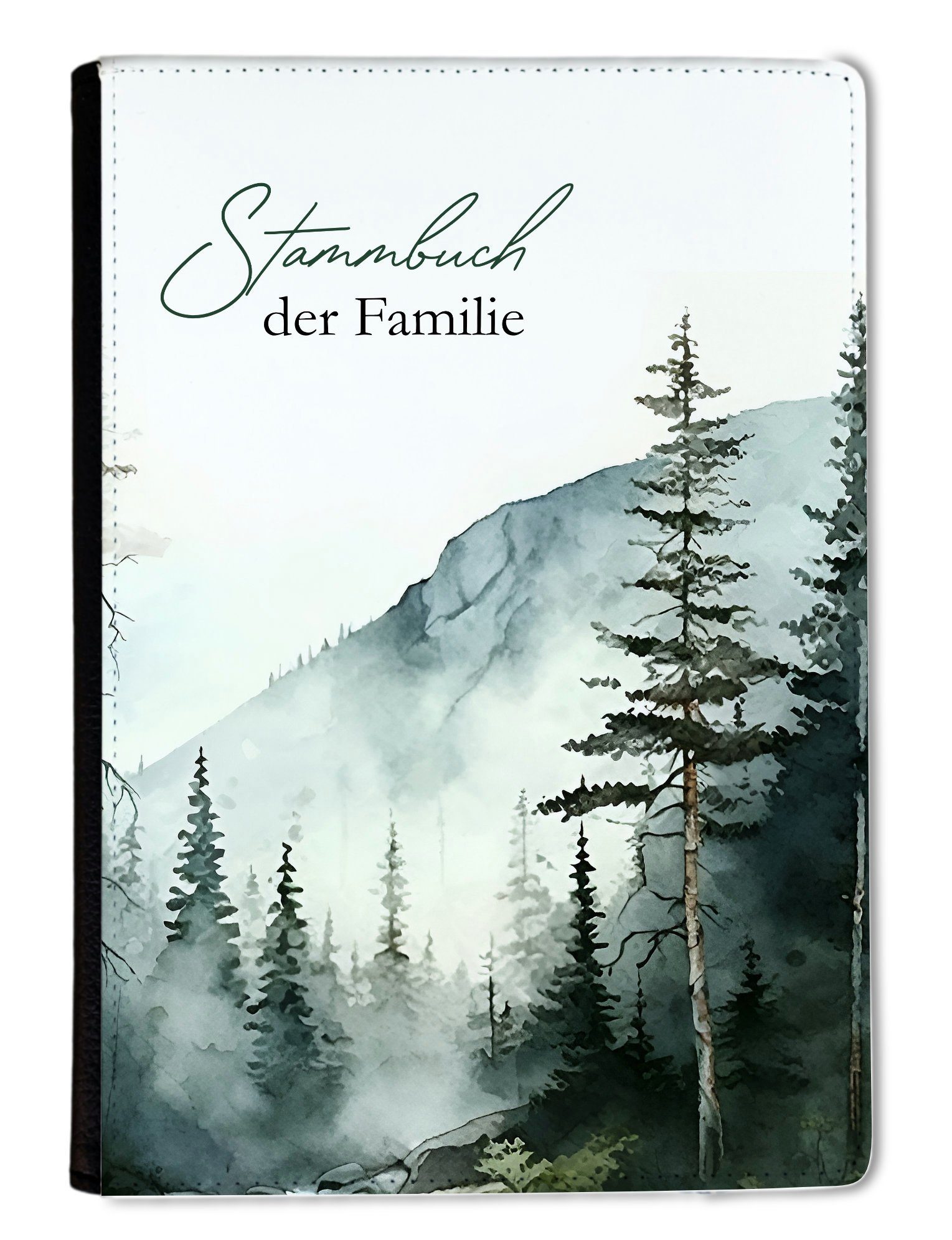 CreaDesign Notizbuch Stammbuch A5 Wald Watercolor