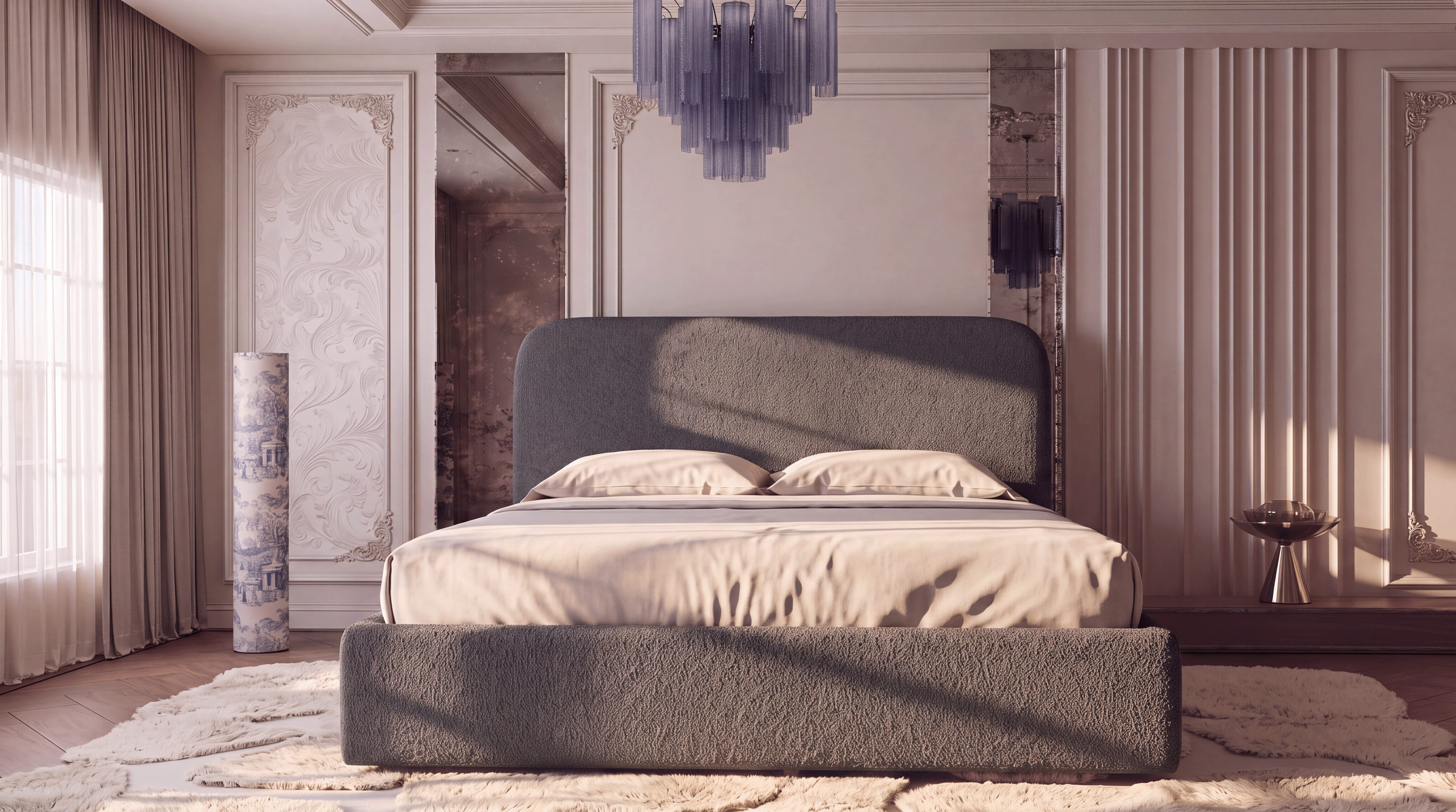thematys Polsterbett mit Bettkasten, CLOUD 140x200 160x200 180x200 200x200cm (Kopfteil im Oversize-Look und Stauraum – weich, modern und pflegeleicht), Inklusive Lattenrost), hochwertiger Bezug