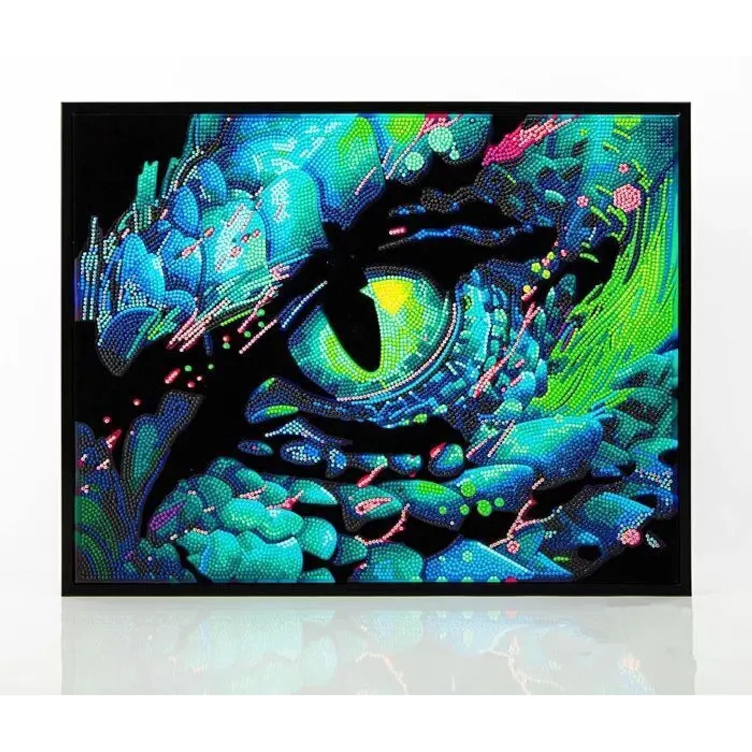 Spiel DIAMOND DOTZ - Diamond Painting Neon Drachenauge
