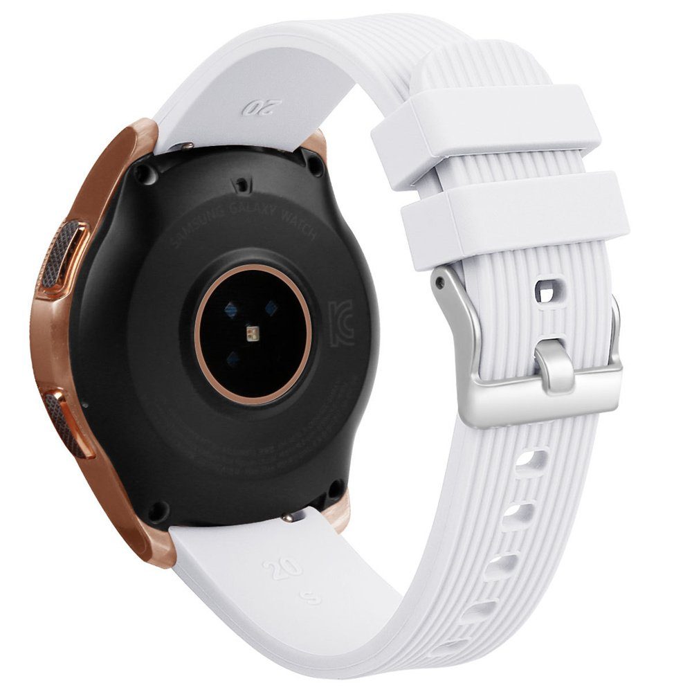 ELEKIN Smartwatch-Armband 40mm /Watch Watch für Weiß Sportarmband 3 4 kompatibel Galaxy Samsung 41mm